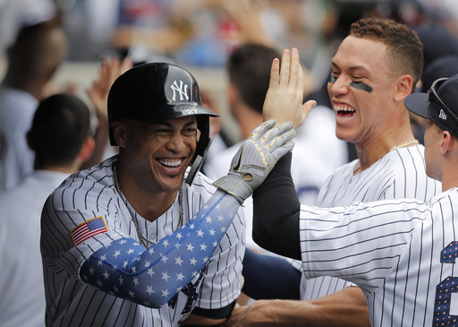 Stanton, Sabathia lead Yankees to 6-2 win over Braves