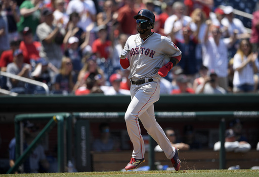 Red Sox sweep slumping Nationals with 3-0 win