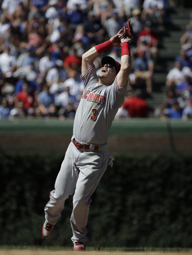 Reds edge Cubs 3-2 for fifth straight win over Chicago