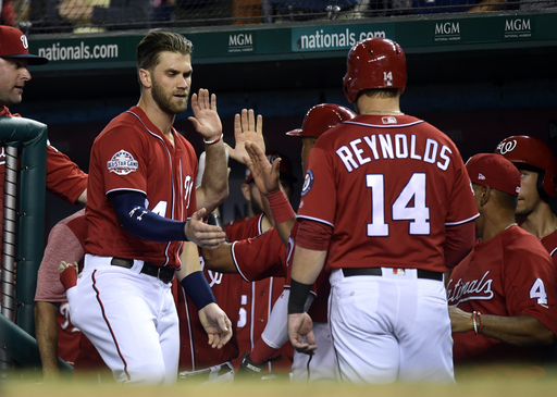 Reynolds has 2 HRs, 10 RBIs, Nationals rout Marlins 18-4