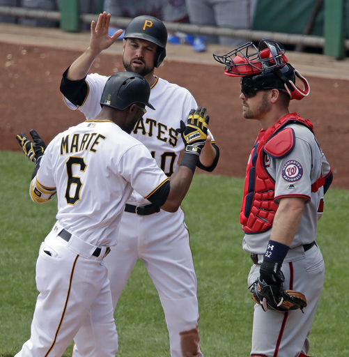 Marte lead Pirates to 2-0 victory over Nationals