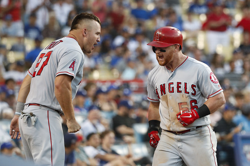 Calhoun’s HR lifts Angels to 5-4 win over Dodgers in 10th