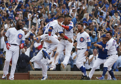 Cubs stun Diamondbacks 7-6 with consecutive homers in 9th