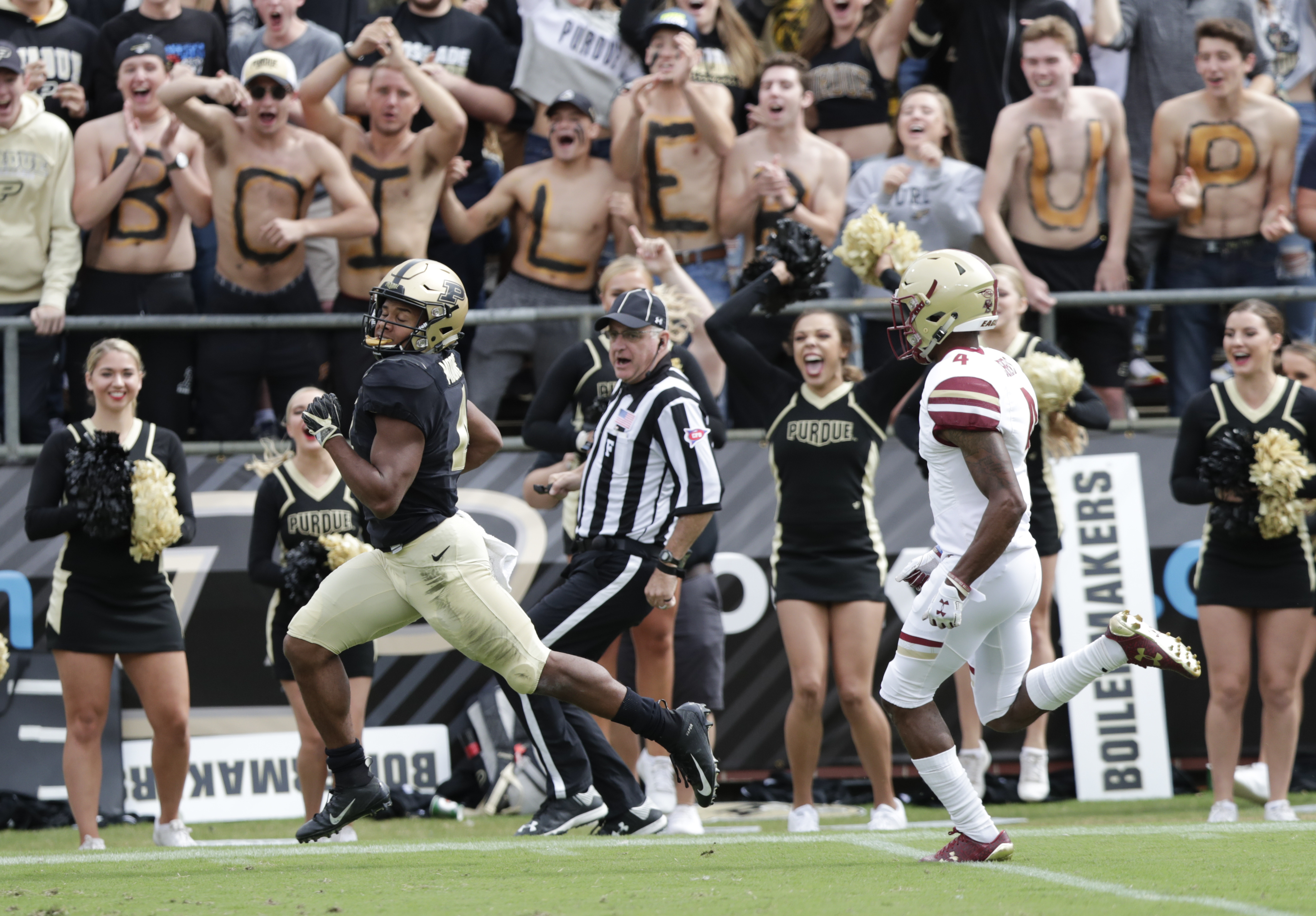 Moore, Purdue hand No. 23 Boston College 1st loss, 30-13