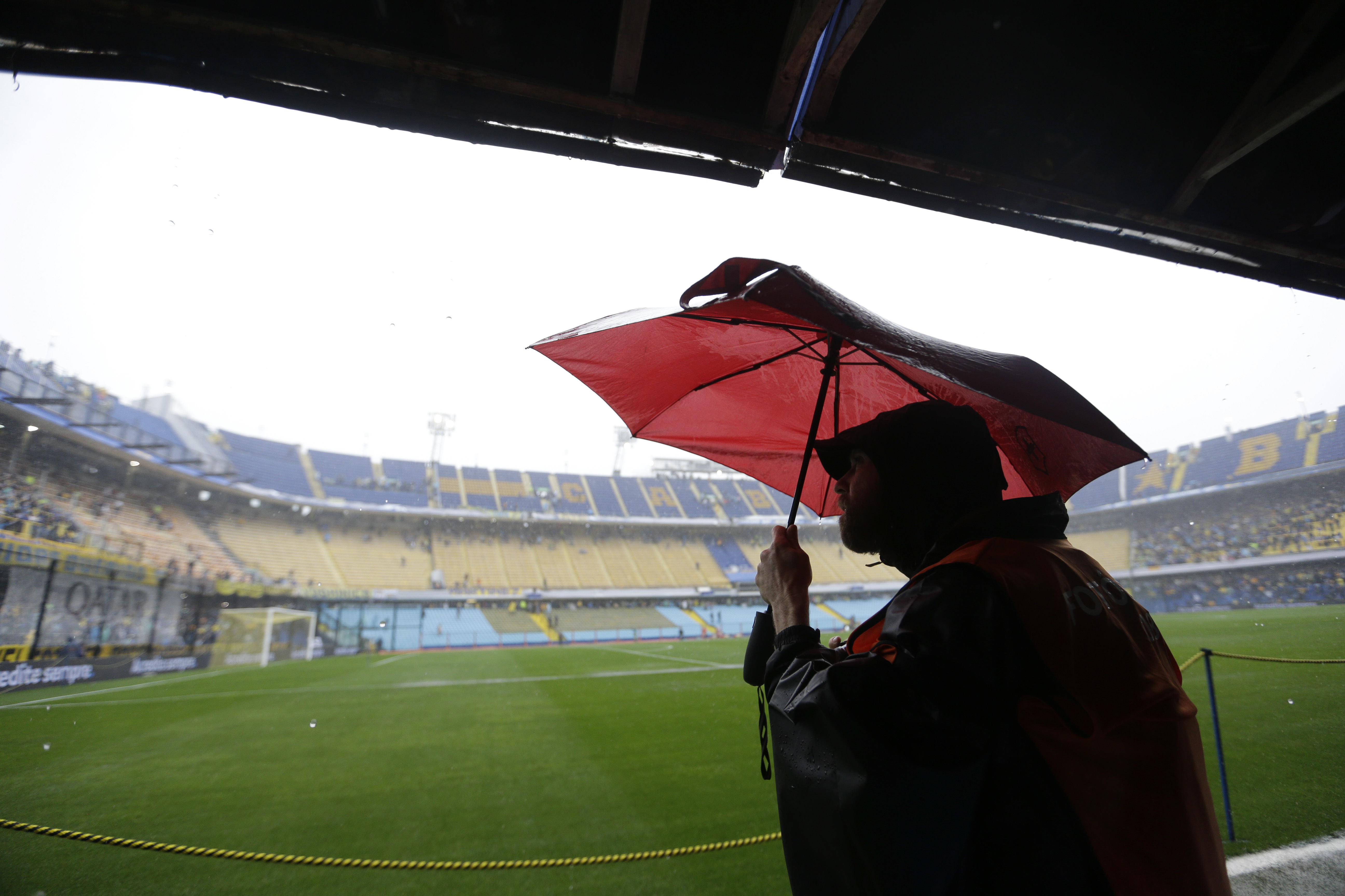 Boca-River Libertadores final suspended due to heavy rain