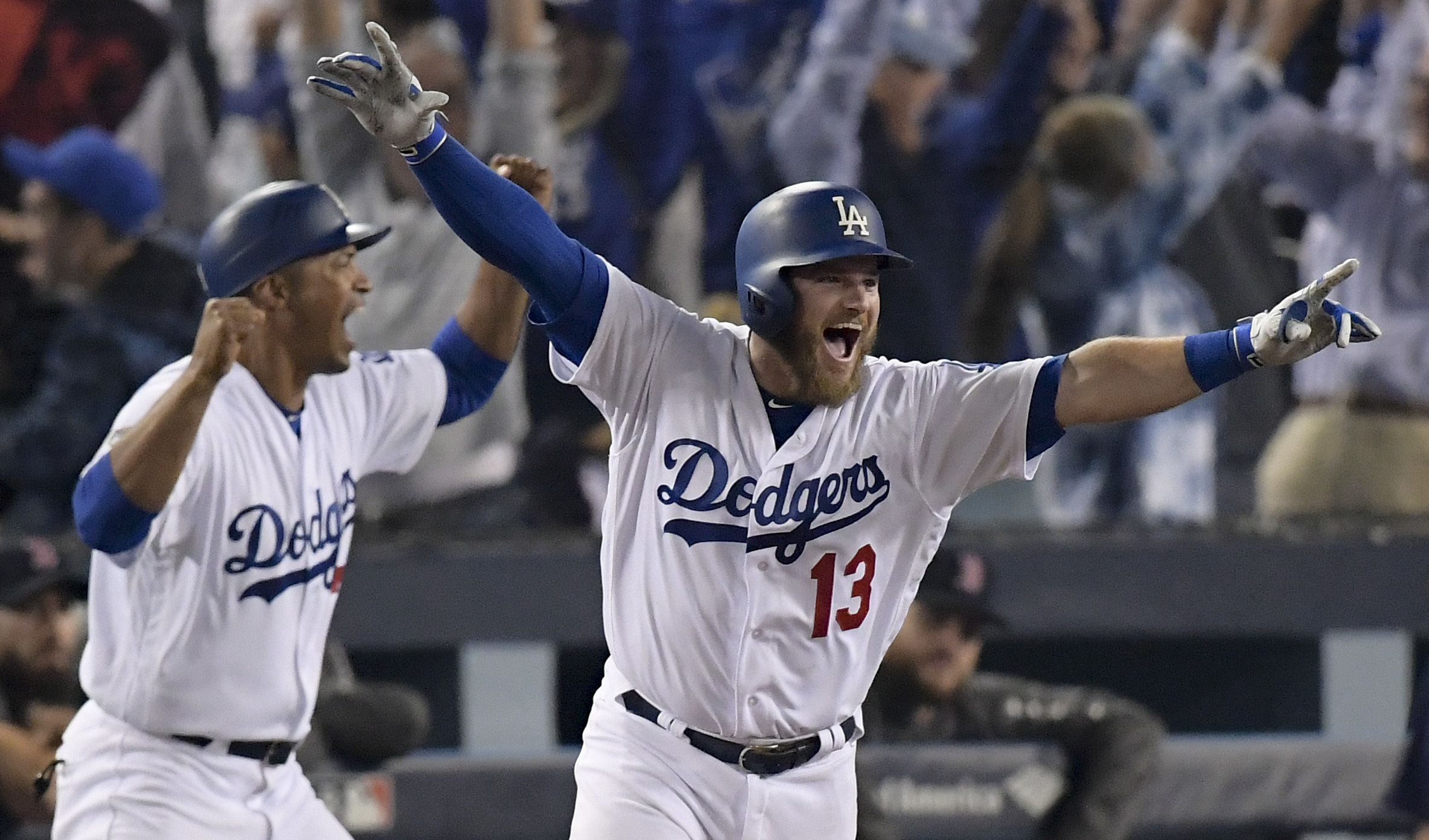 Dodgers win Late, Late Late Show, cut Red Sox lead to 2-1