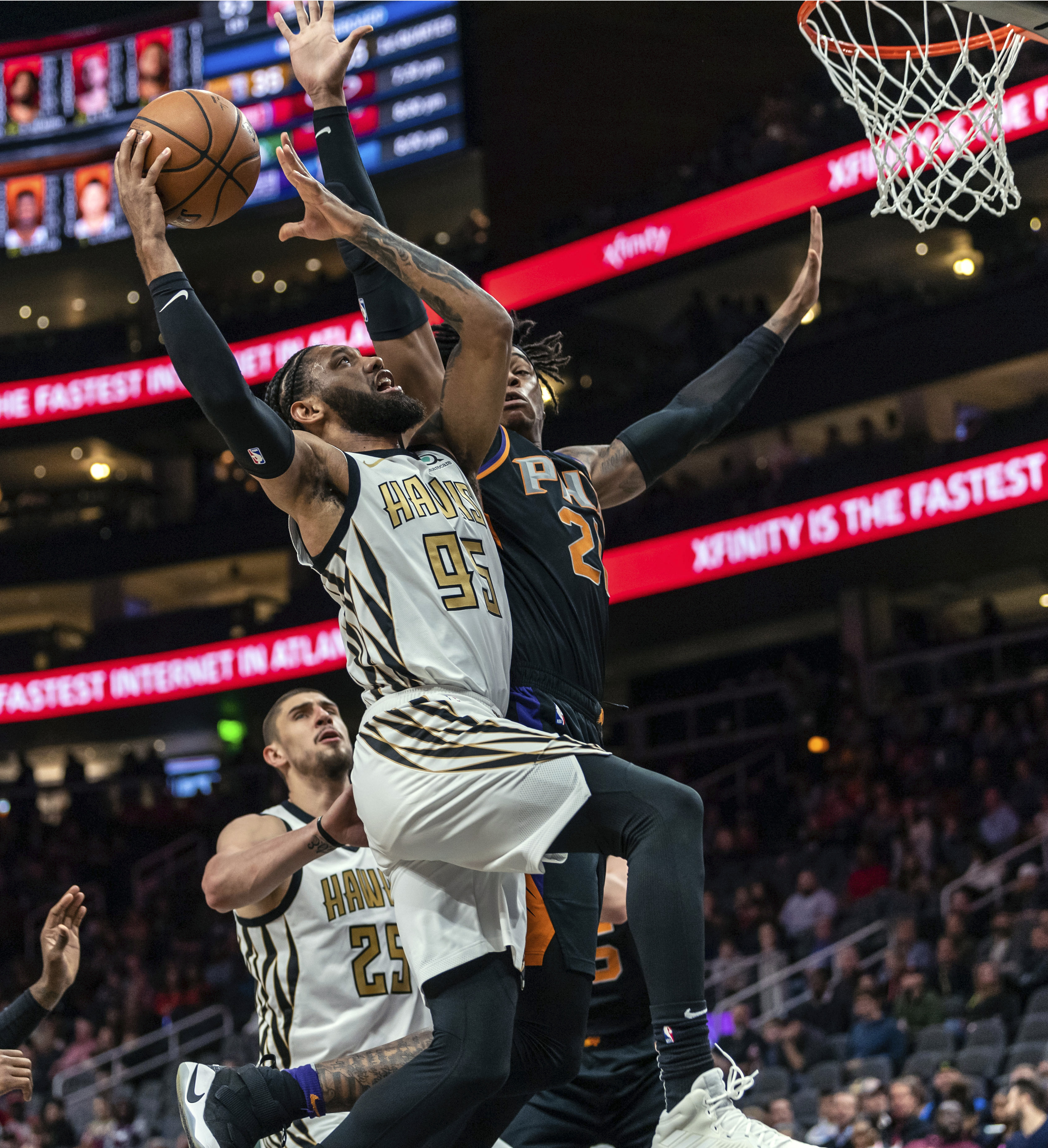 Young, Bazemore lead Hawks past Suns 120-112