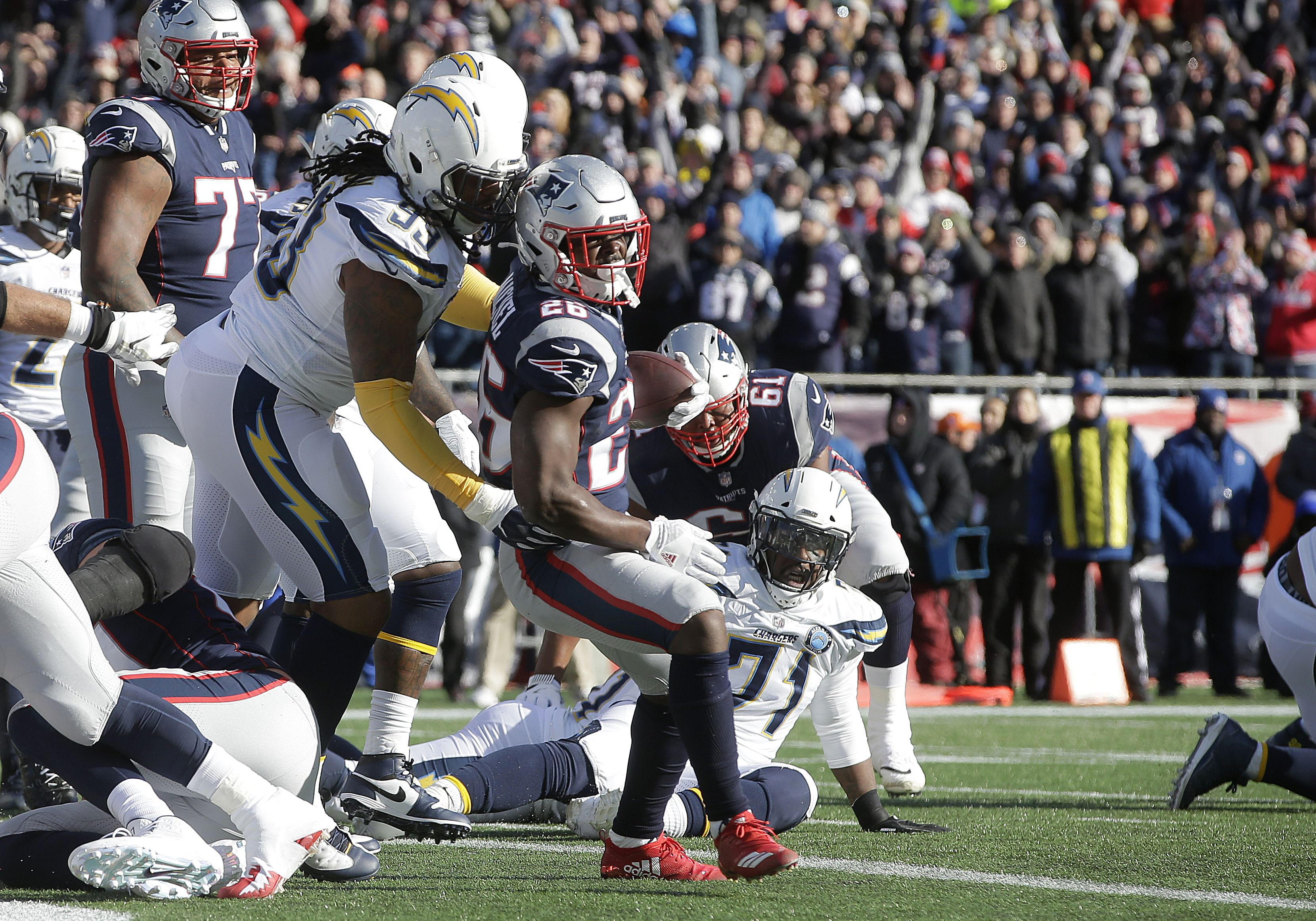 Patriots offense thriving after emphasis of rushing game