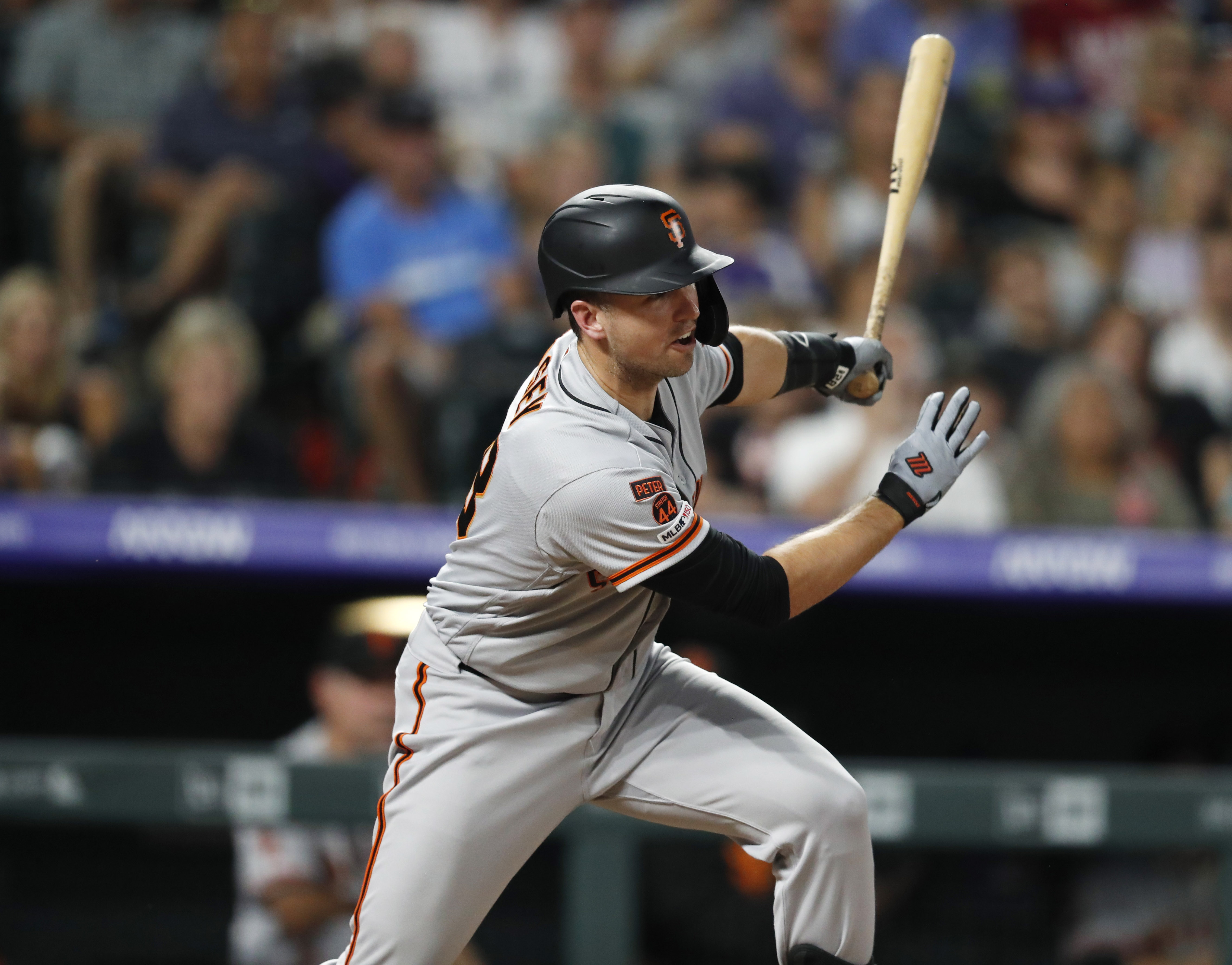 Posey's pinch-hit double lifts Giants over Rockies, 6-5