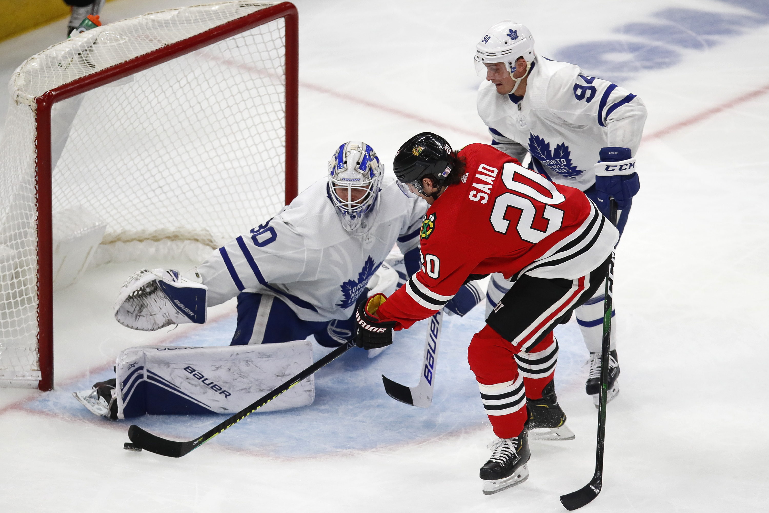 Kane, Lehner lead fast-starting Blackhawks past Maple Leafs