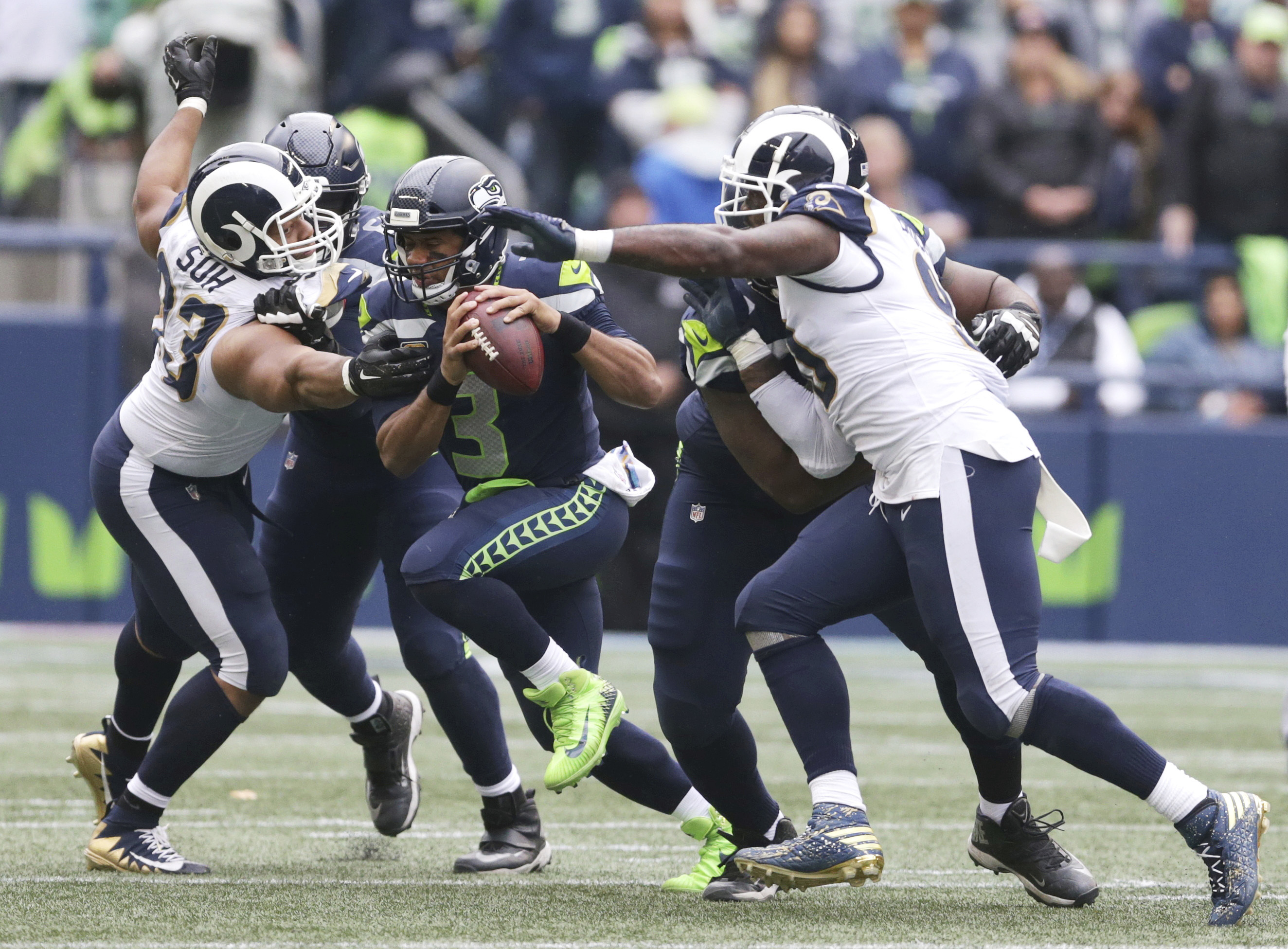Perfect Rams respond when faced with adversity in Seattle