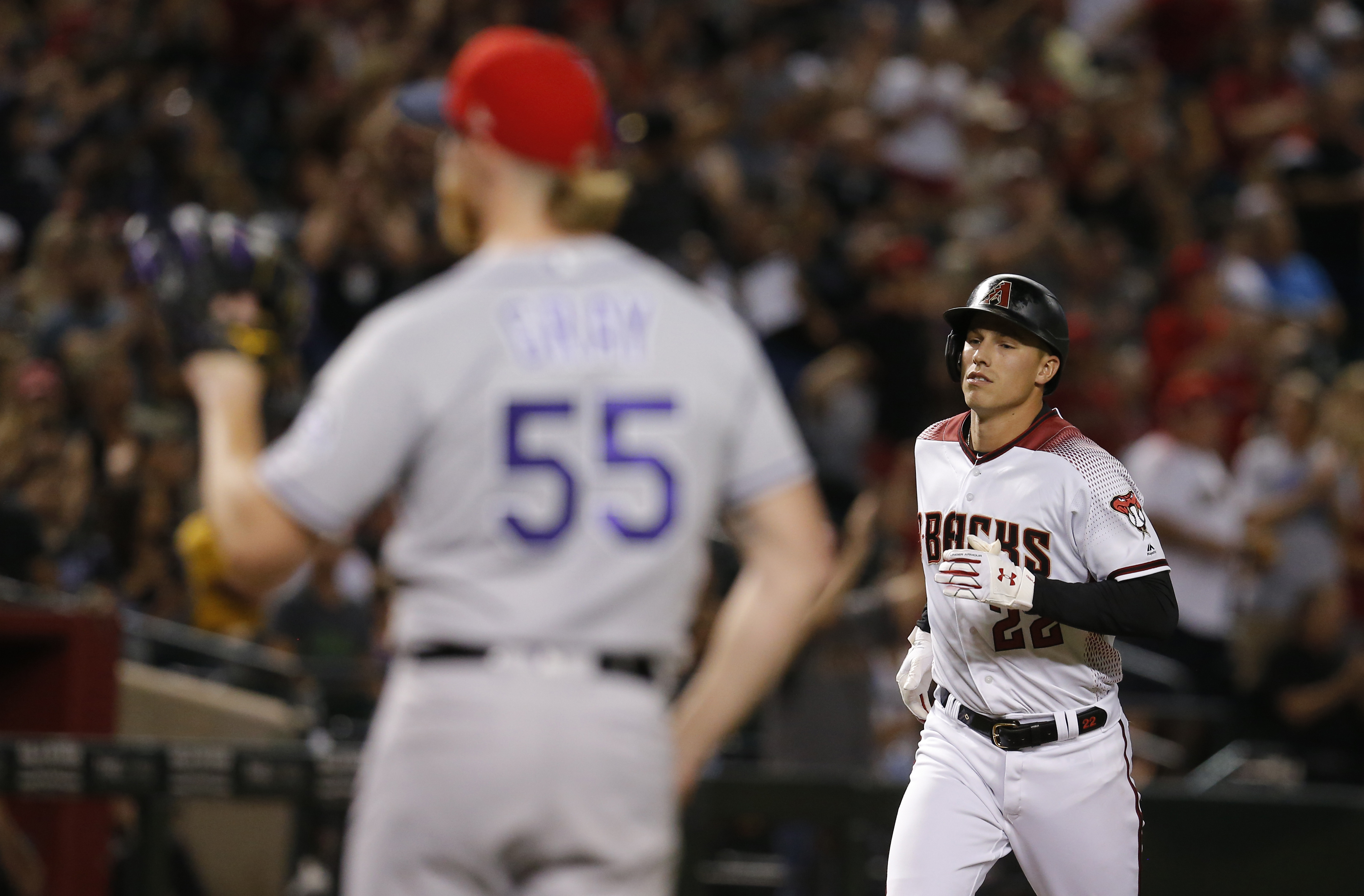 Lamb hits first HR in more than a year, D-backs top Rockies