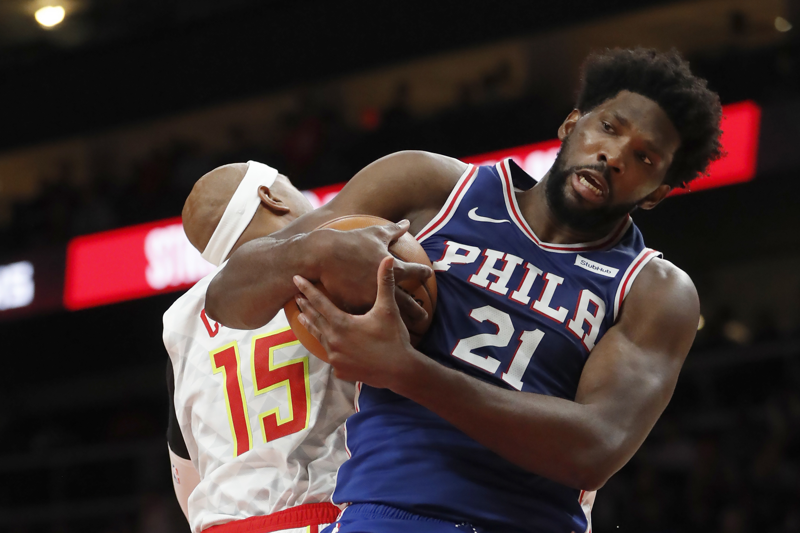 Embiid scores 36 as 76ers top Hawks 105-103 to stay unbeaten