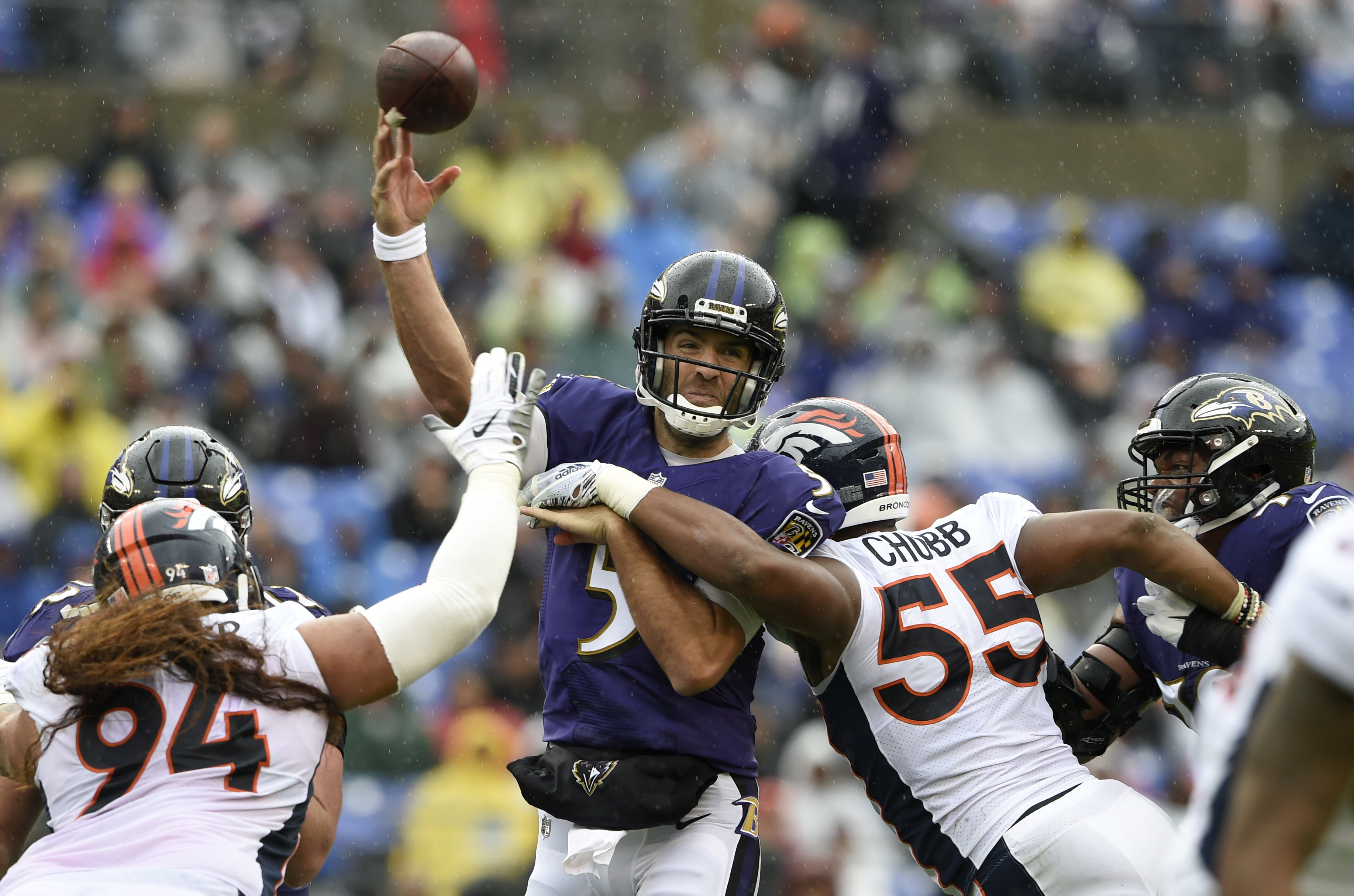 Ravens perfection in red zone ends Broncos' perfect record