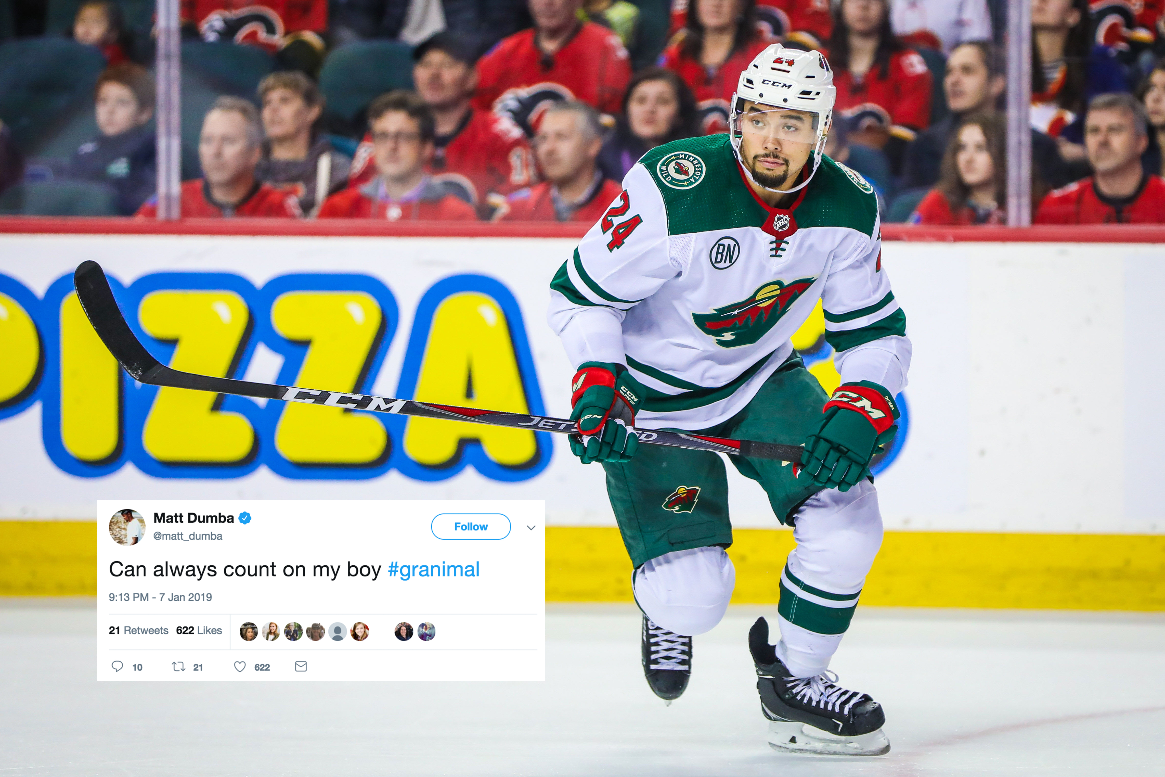 Top Tweets: Out with injury, Wild defenseman Dumba live-tweets games