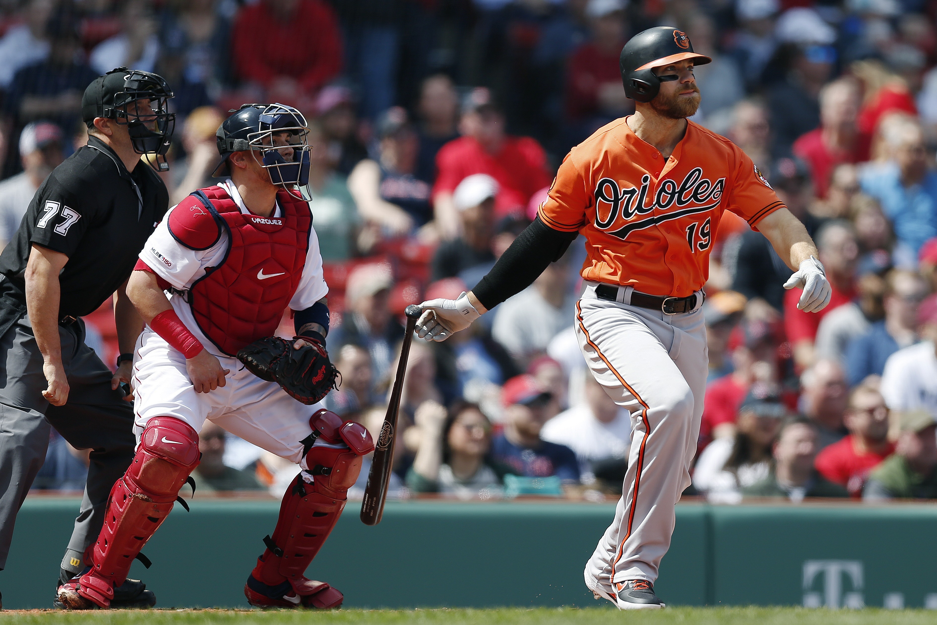 Davis stops record skid at 0 for 54, O’s top Red Sox 9-5