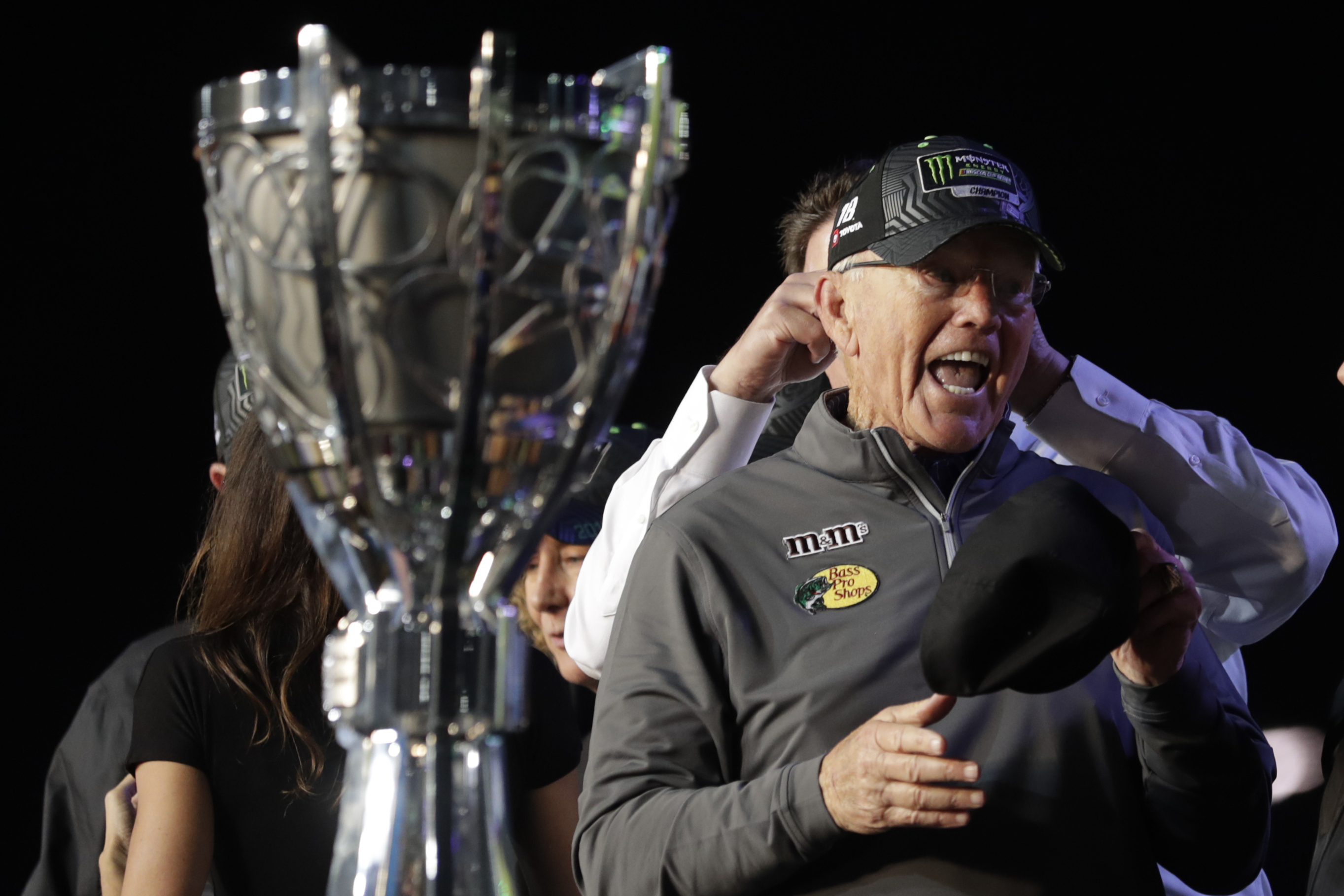 Gibbs wins 5th NASCAR title in season dedicated to late son