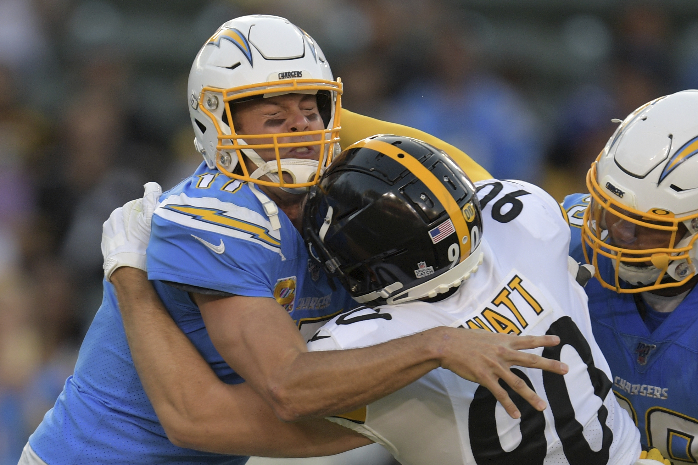 Rivers' ball security among mounting problems for Chargers