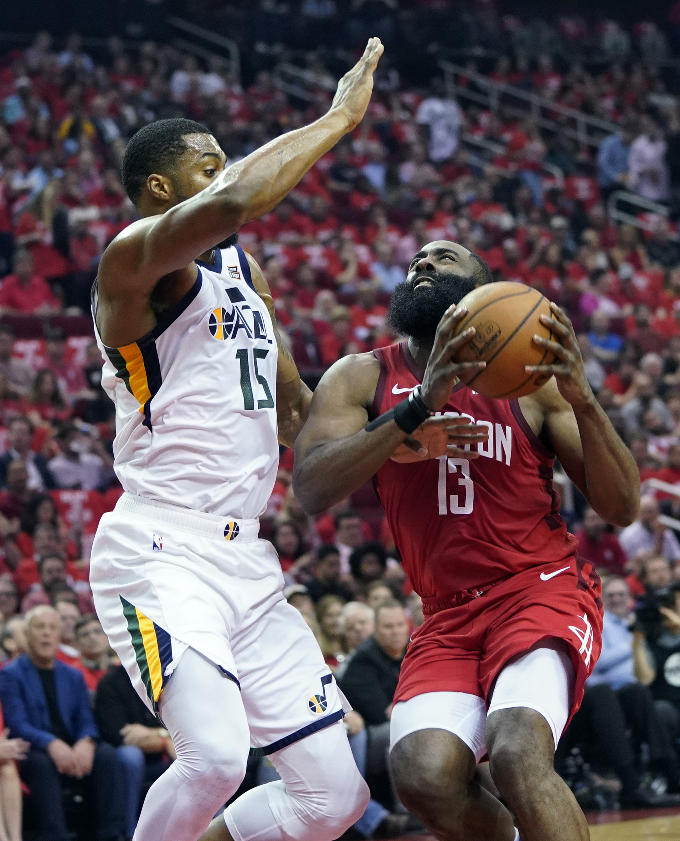 Harden helps Rockets eliminate Jazz with 100-93 win