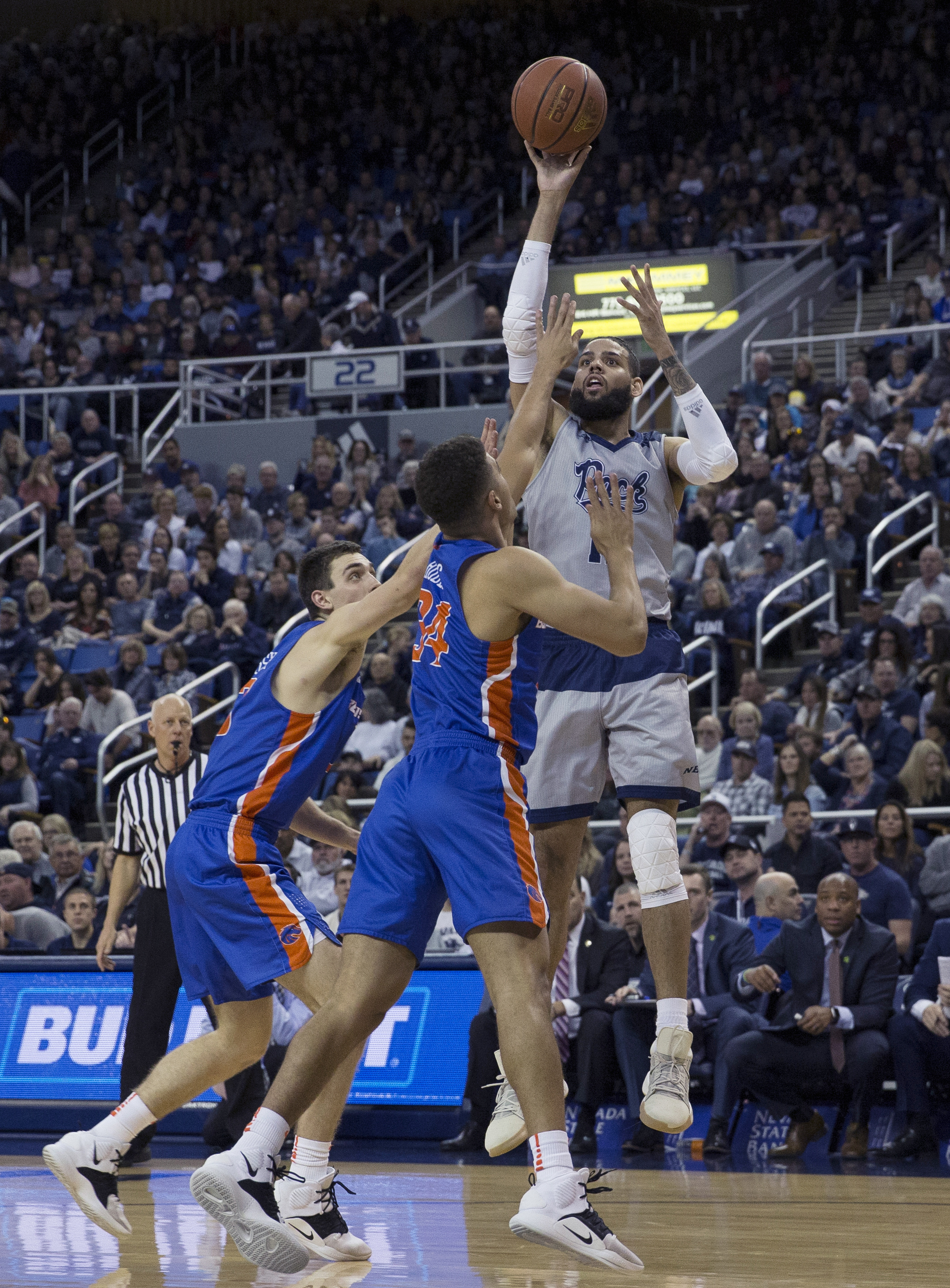 Martin brothers lead No. 8 Nevada over Boise State 93-73