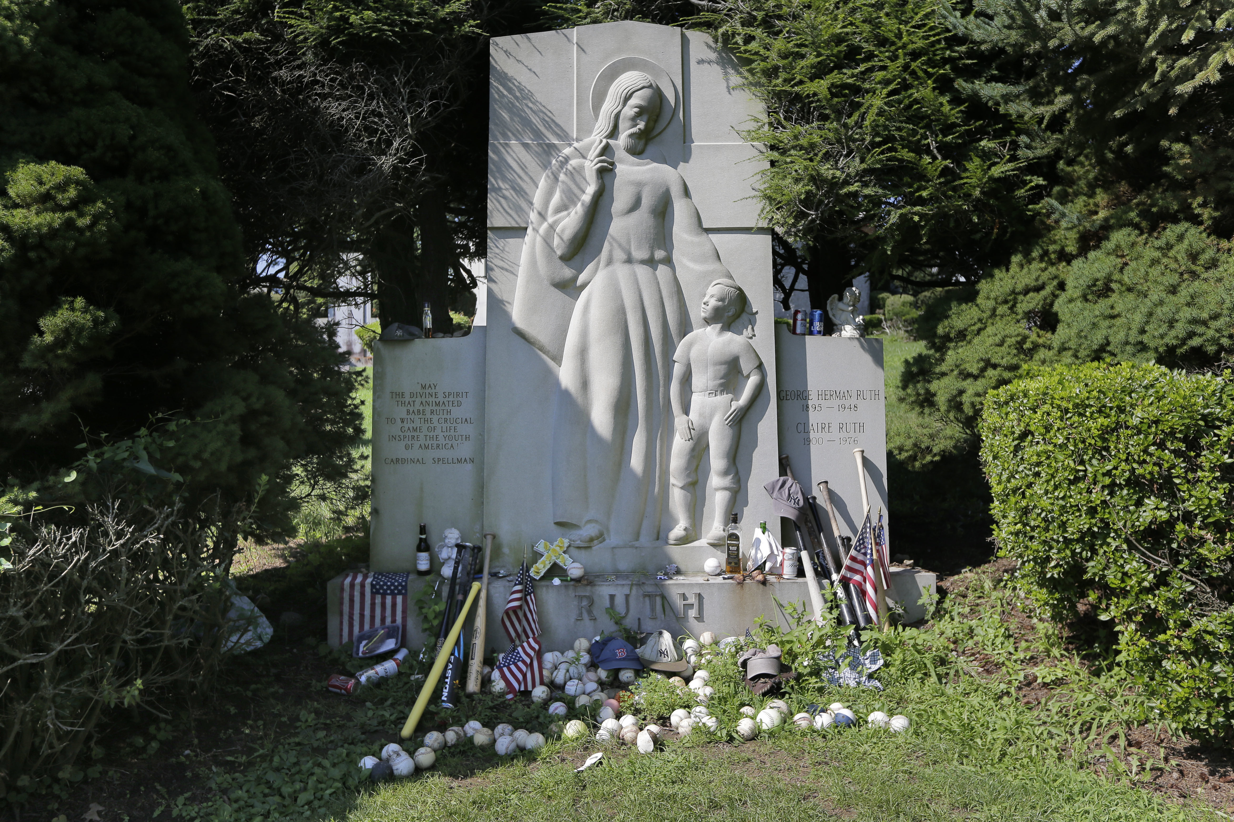 70 years after Babe Ruth’s death, fans still flock to grave