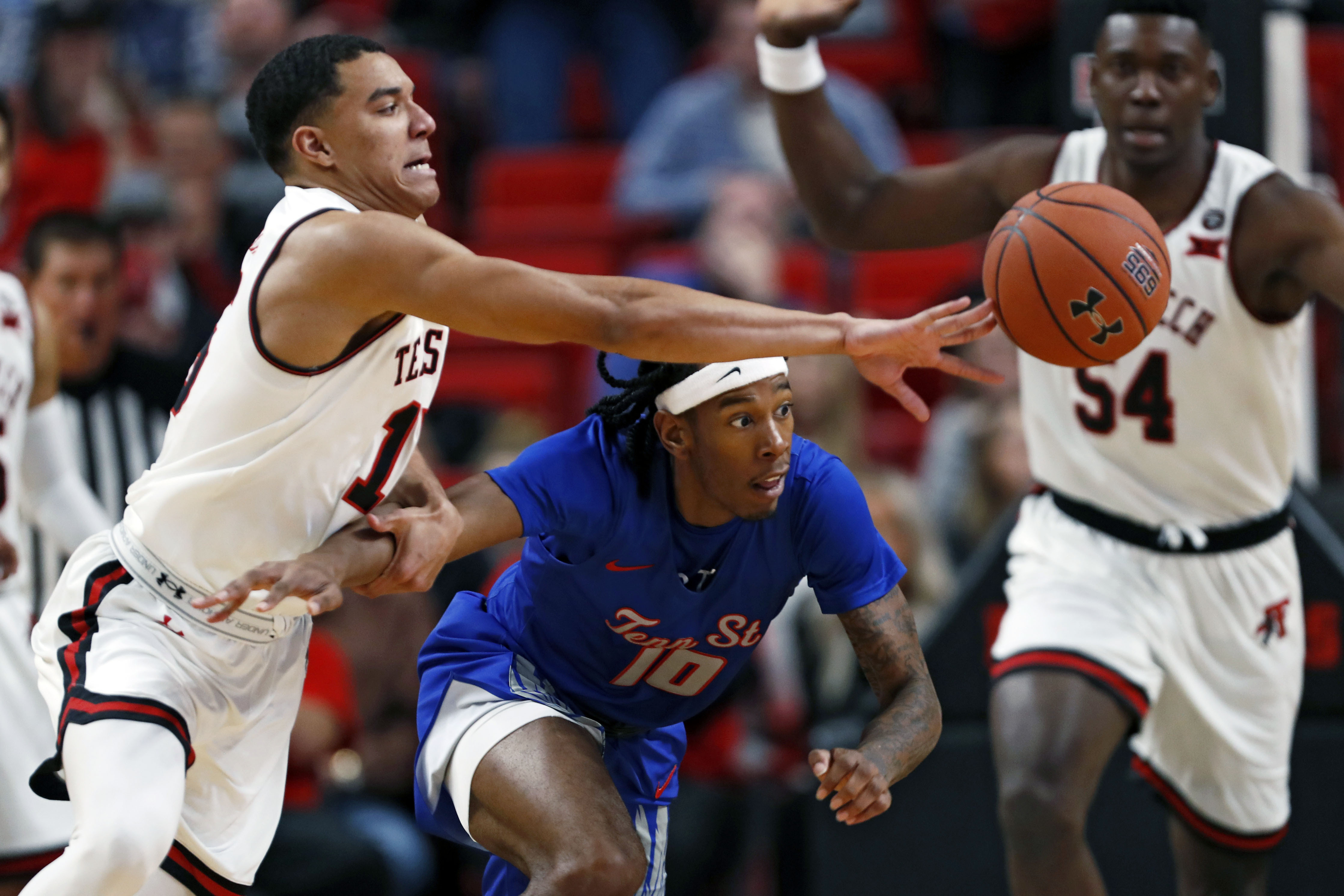 Moretti sparks No. 12 Texas Tech in 2nd half of 72-57 win