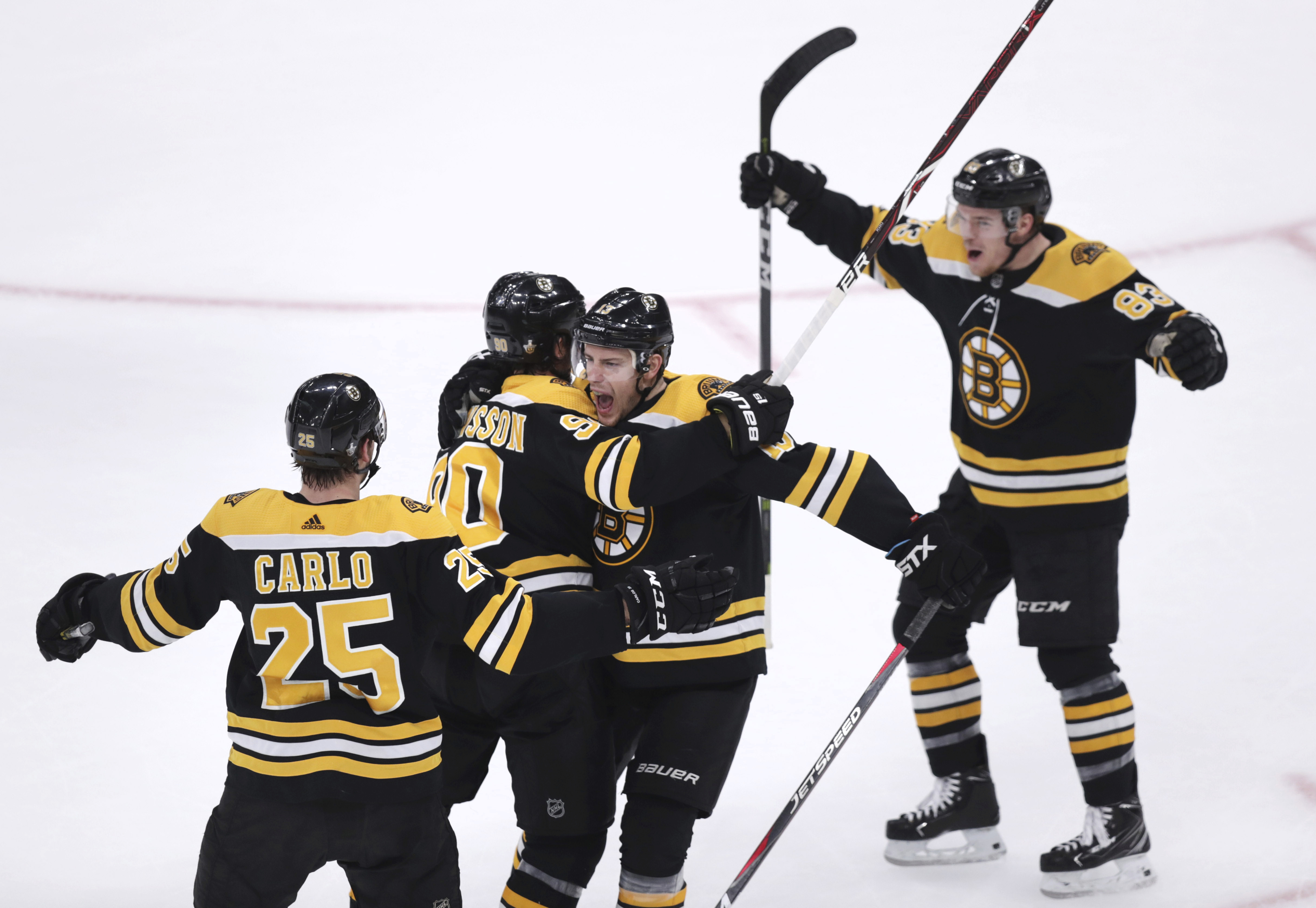 Early goals help lift Bruins beat Maple Leafs 5-1 in Game 7