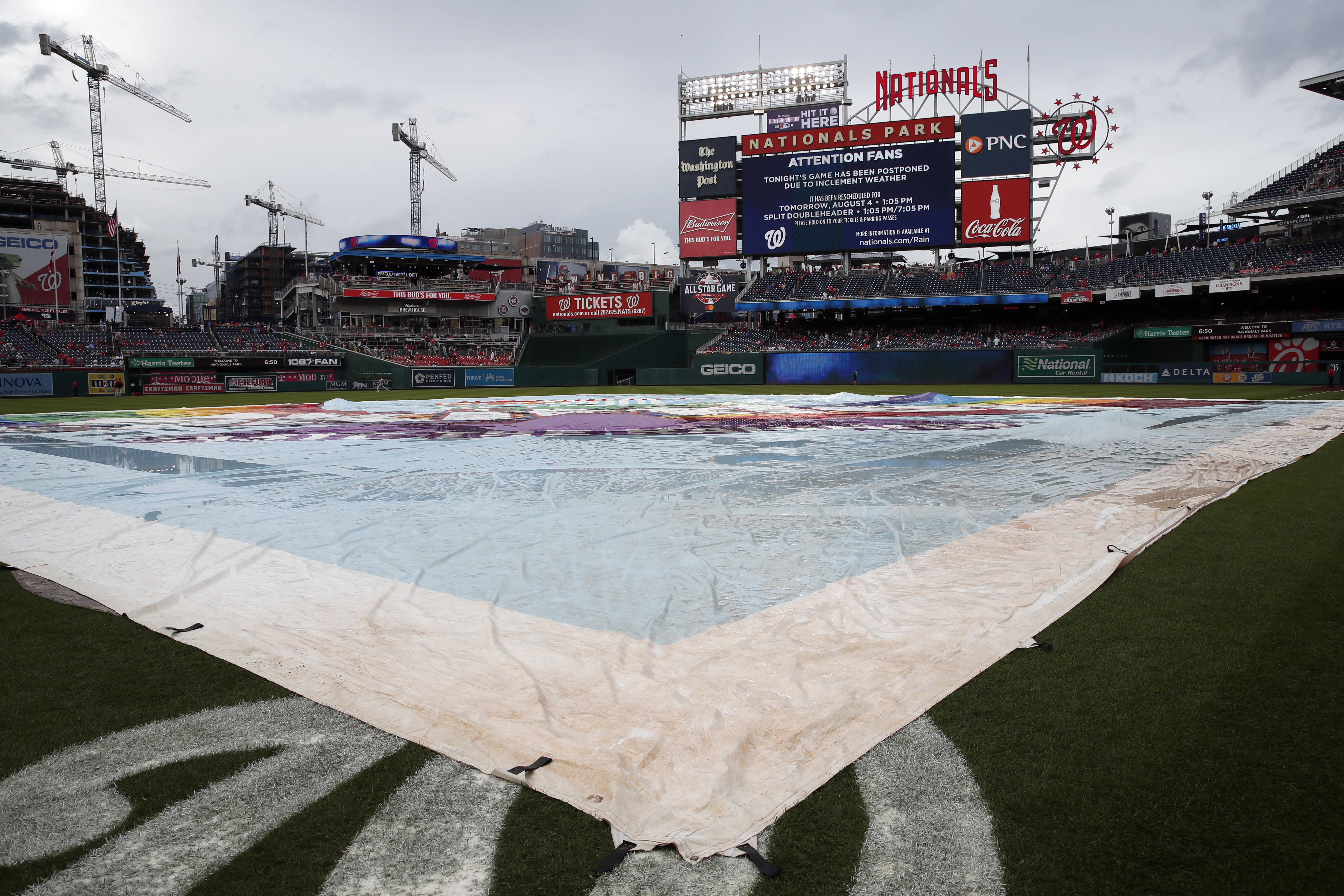 Reds, Nationals postponed; doubleheader set for Saturday