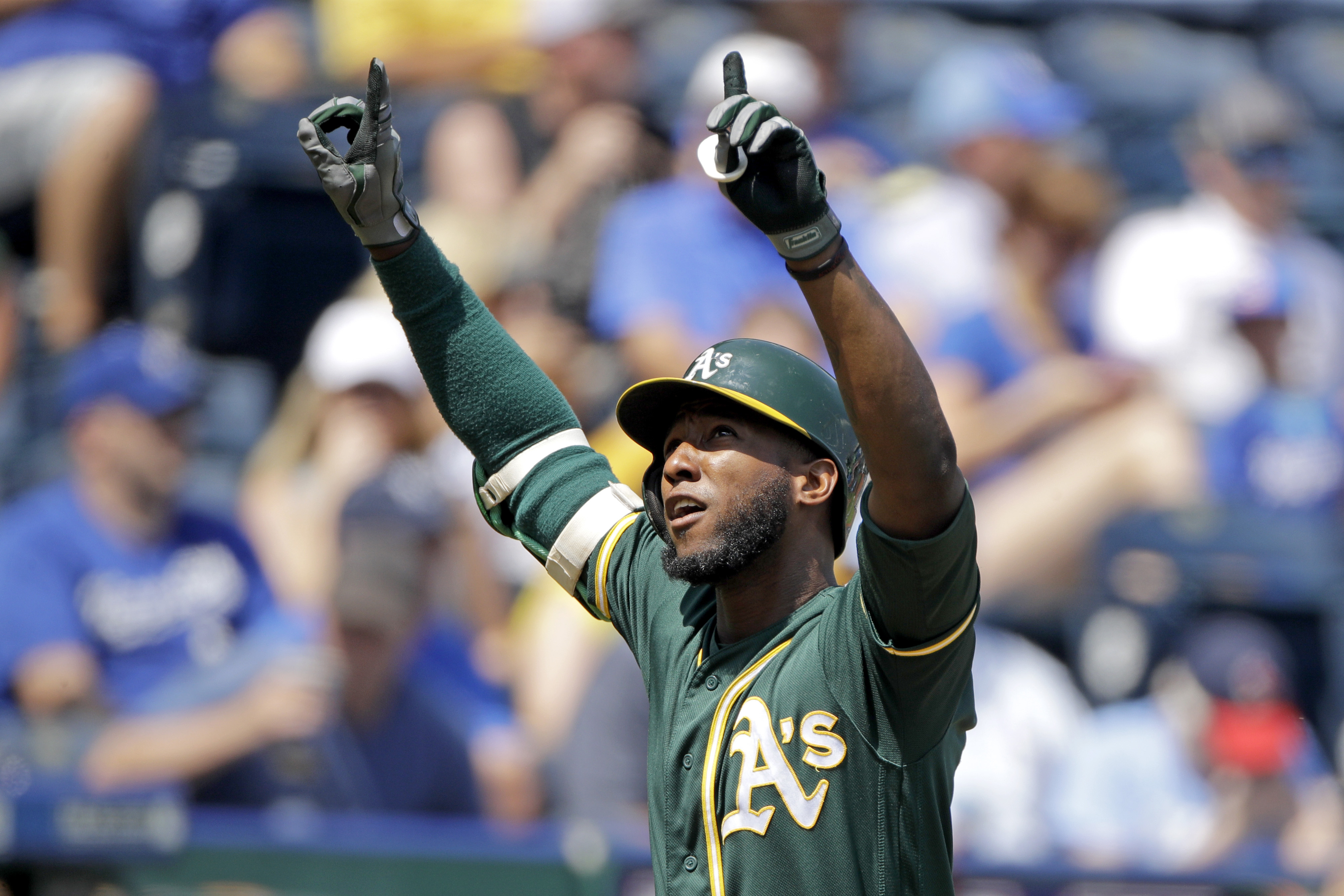 Profar homers, A's hold off Royals 9-8 to take 4-game series