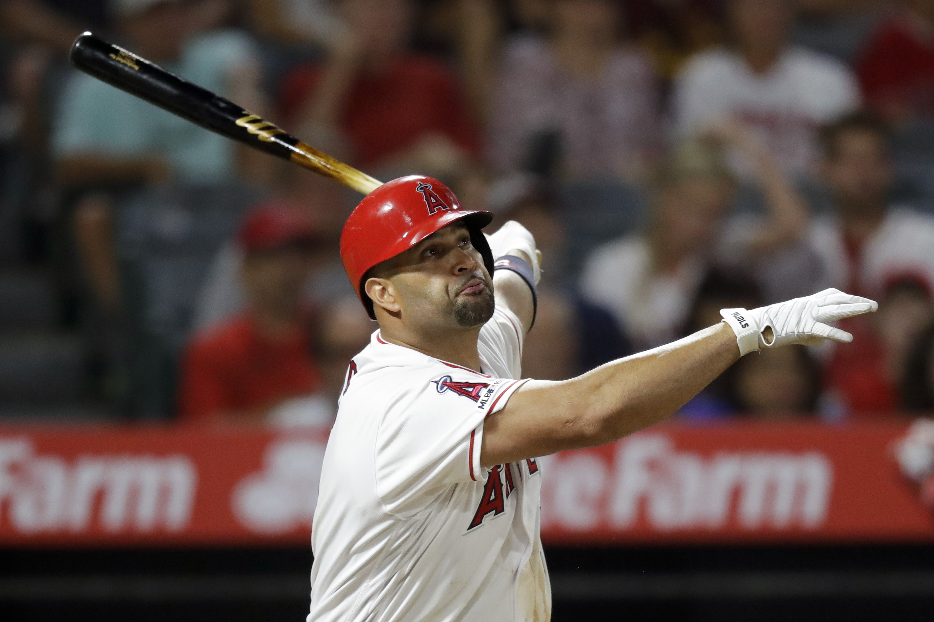Pujols, Trout help Angels rally for 10-4 win over Red Sox