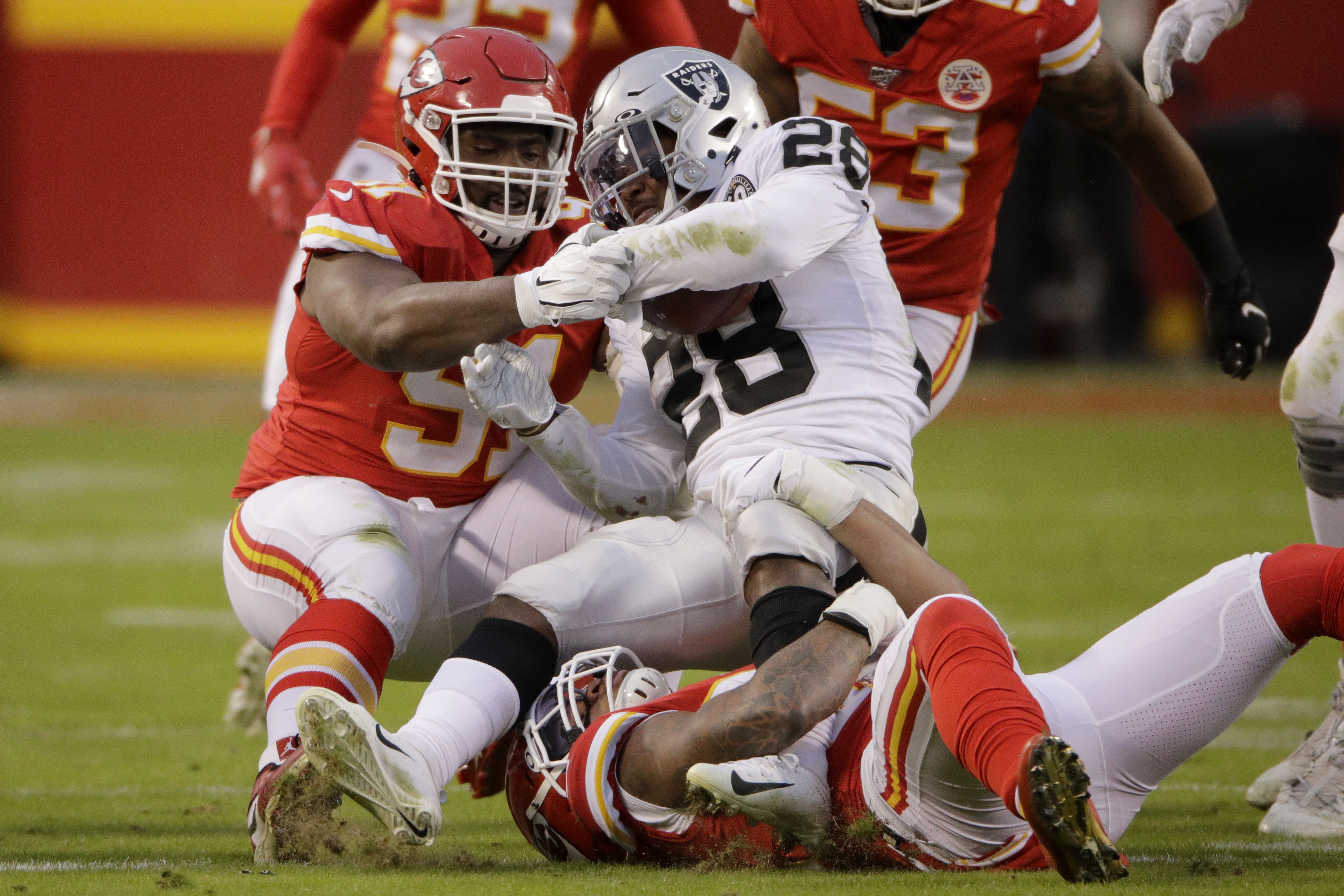 Chiefs defense rounding into form for trip to New England