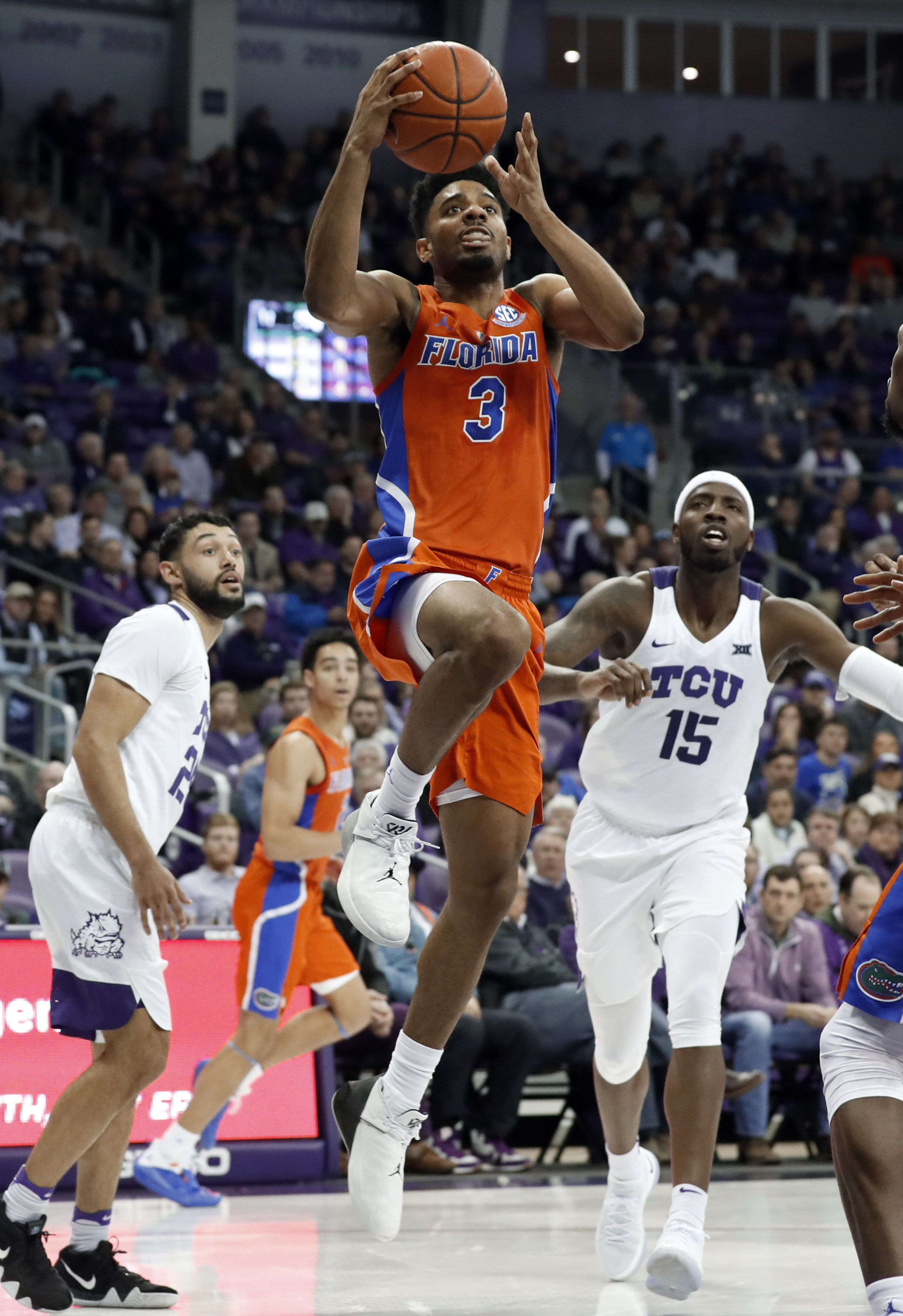 Noi scores 22 for TCU in 55-50 SEC/Big 12 win over Florida