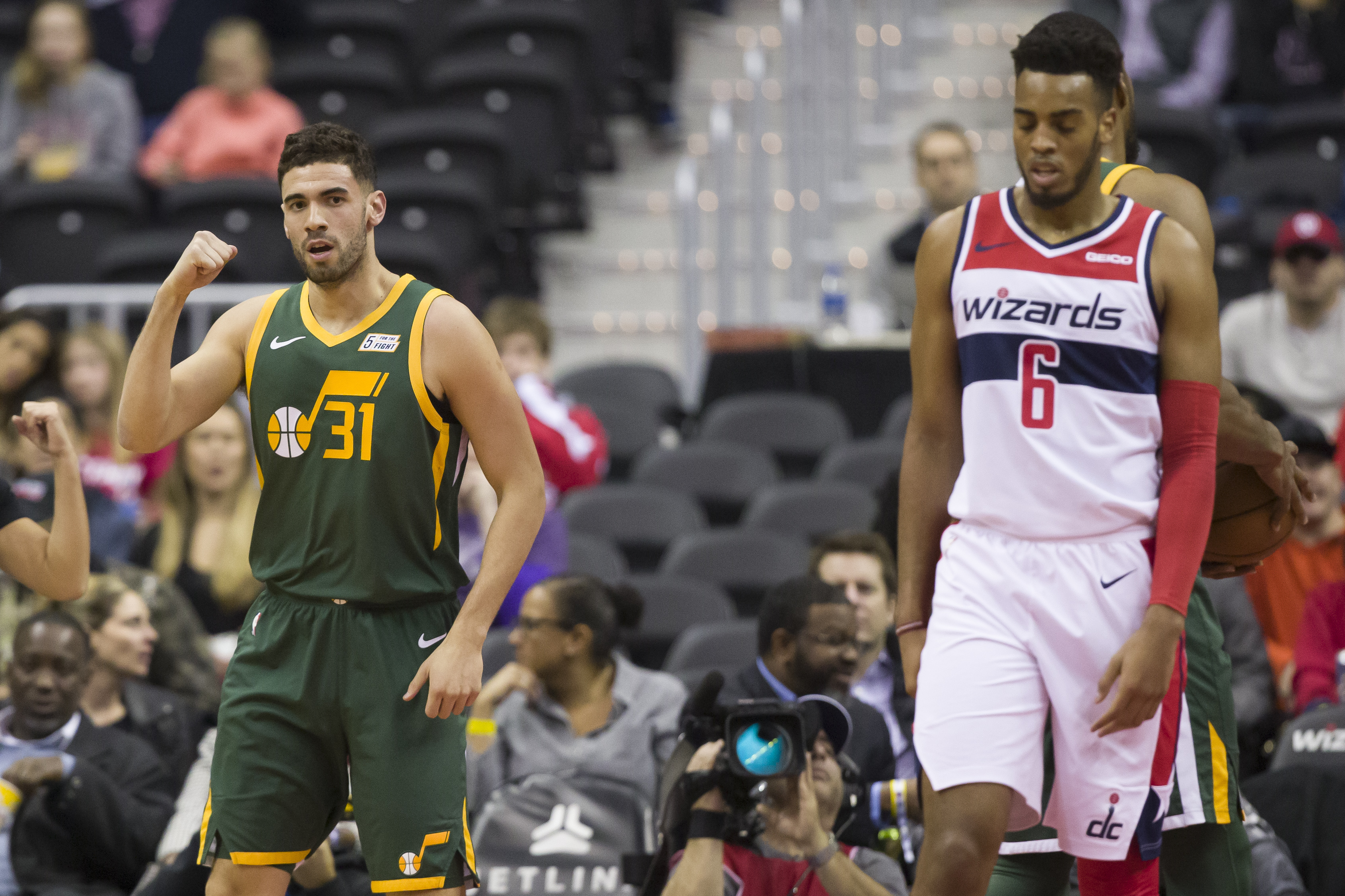 Gobert, Mitchell lead Utah in 116-95 rout of Washington