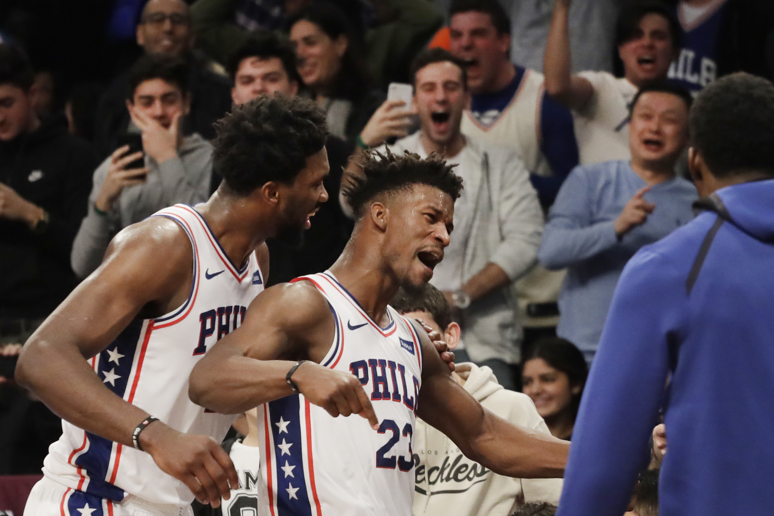 Butler hits another winning 3 as Sixers rally past Nets