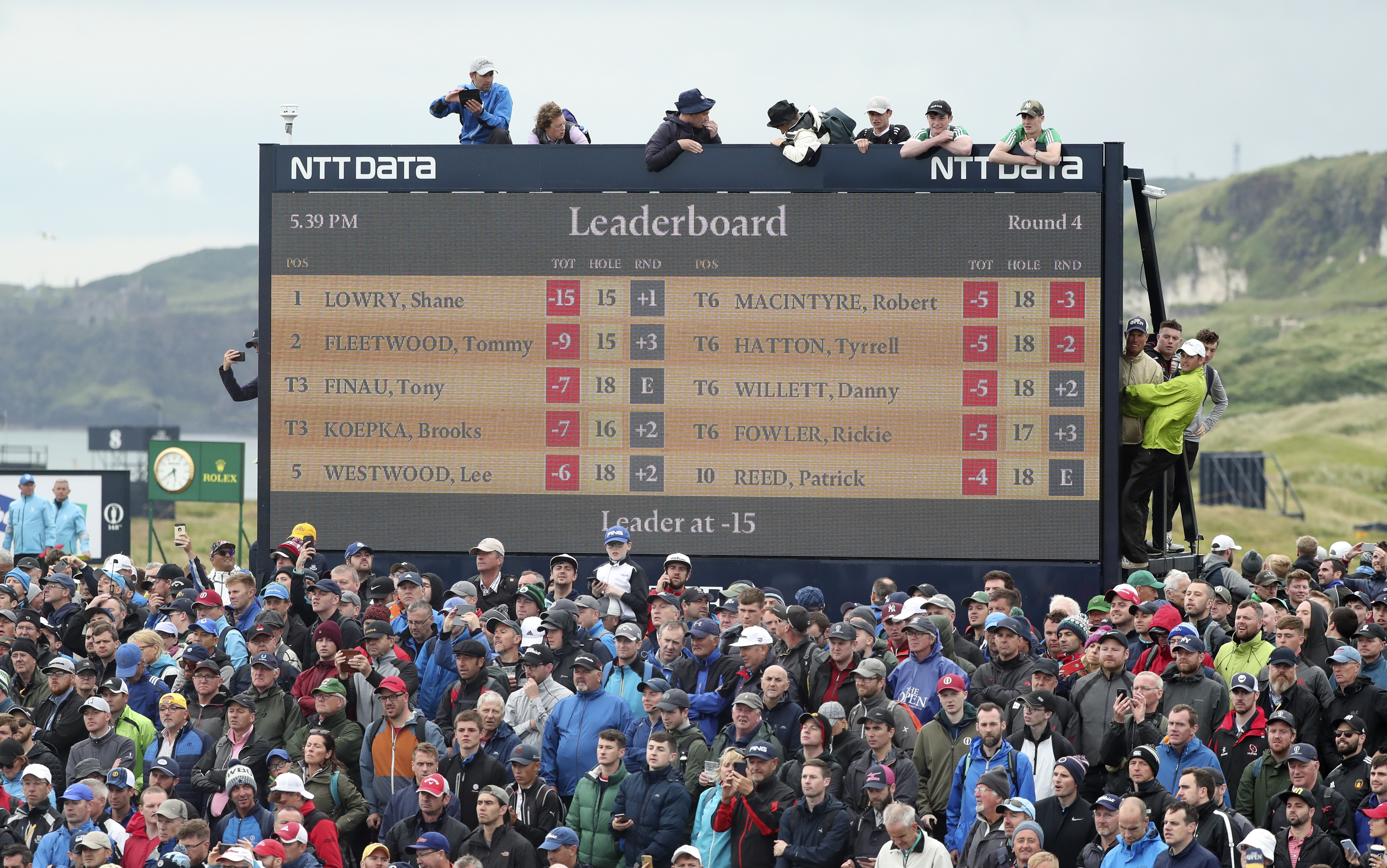 A glance at the final round of the British Open