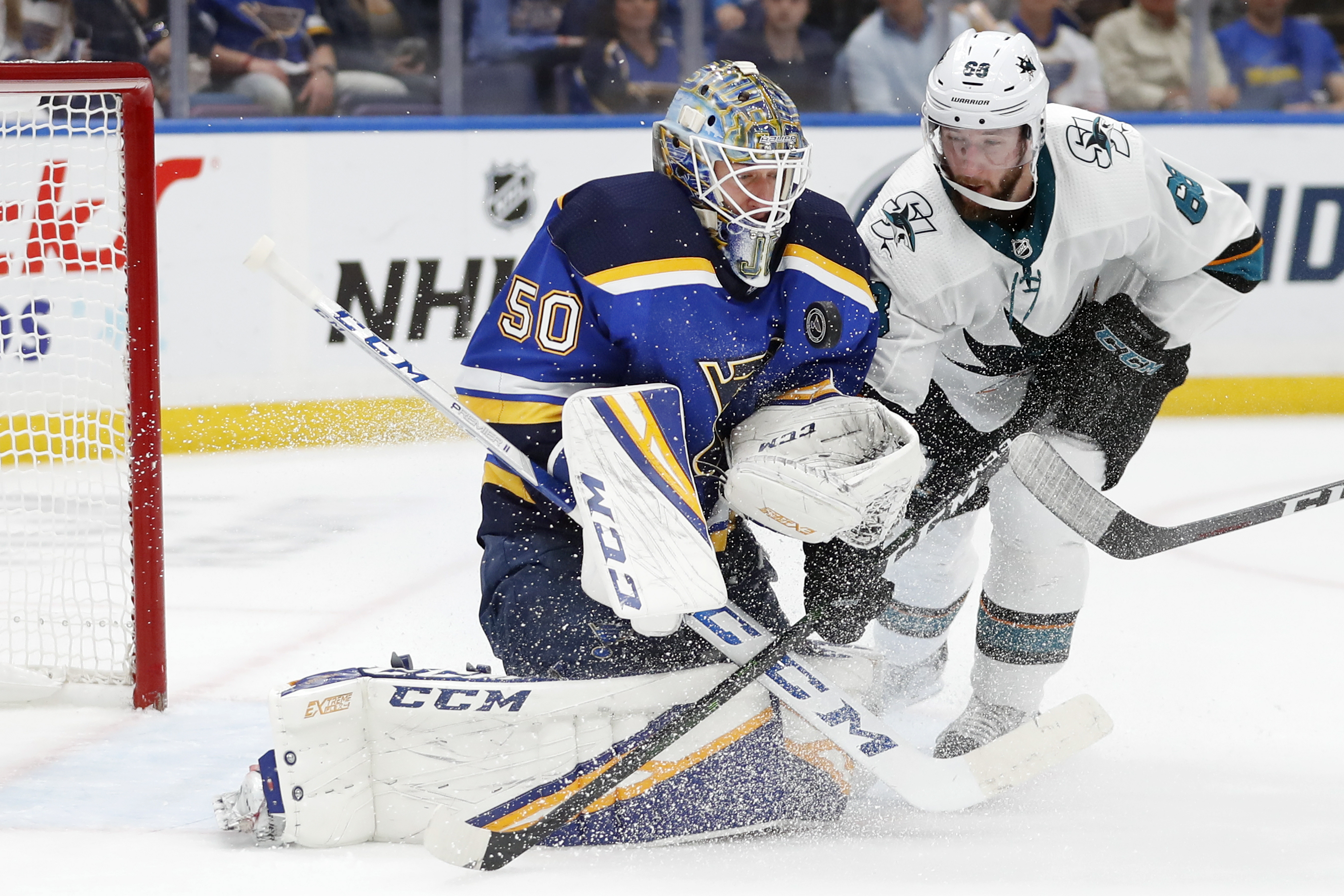 Sharks, Blues confident, and even, heading into Game 5