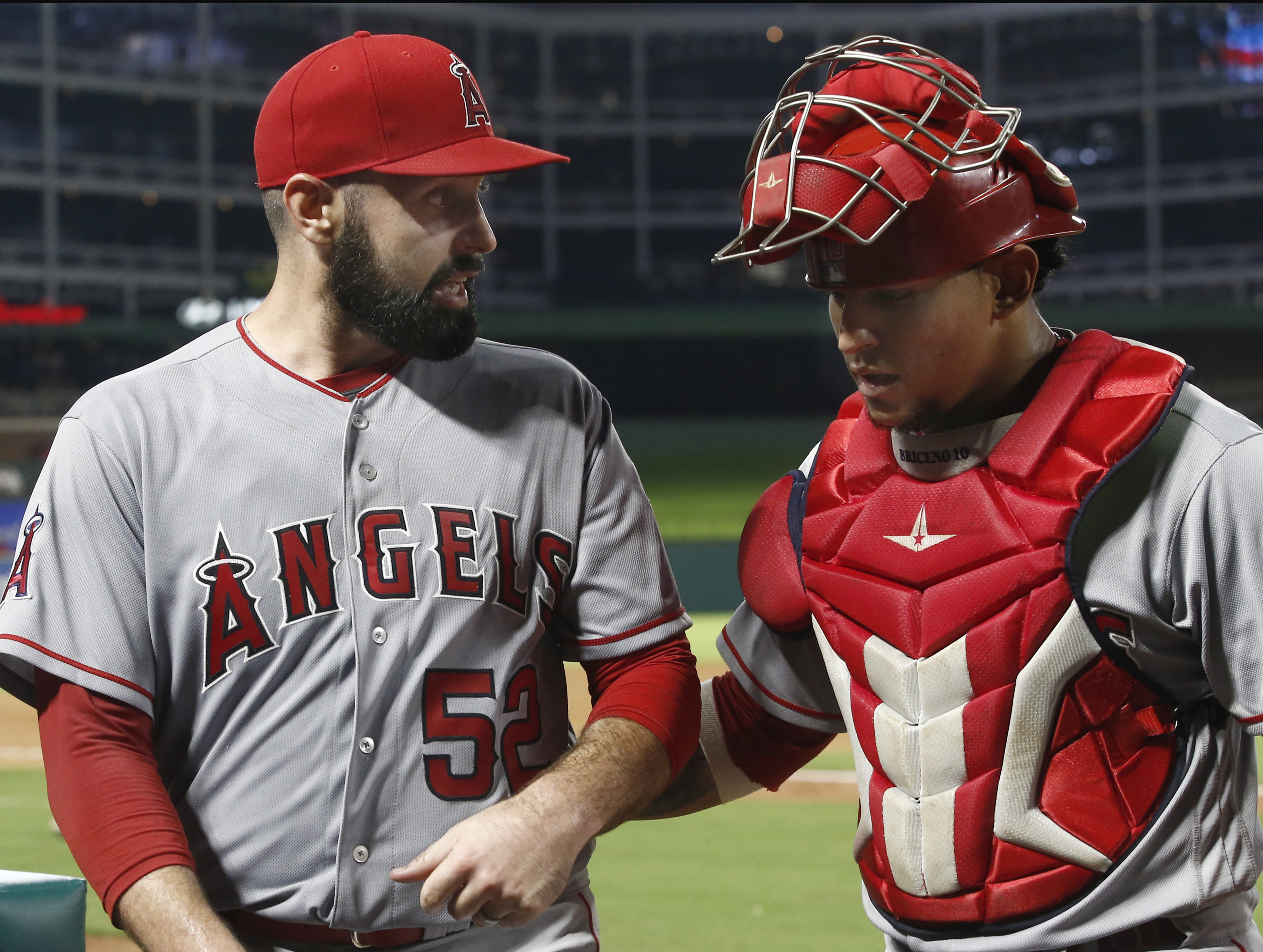 Shoemaker returns with 5 scoreless, Angels beat Rangers 3-1