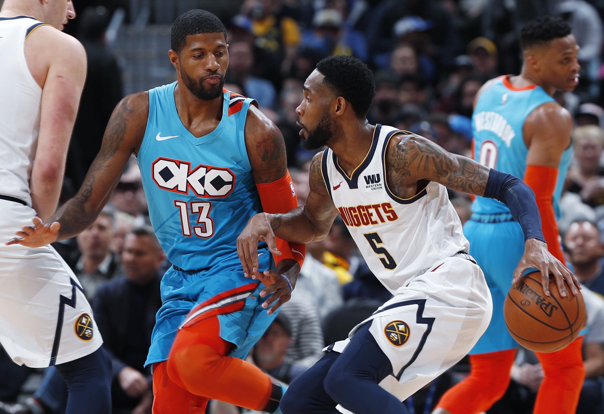 Jokic scores 36 points, Denver beats Thunder 121-112