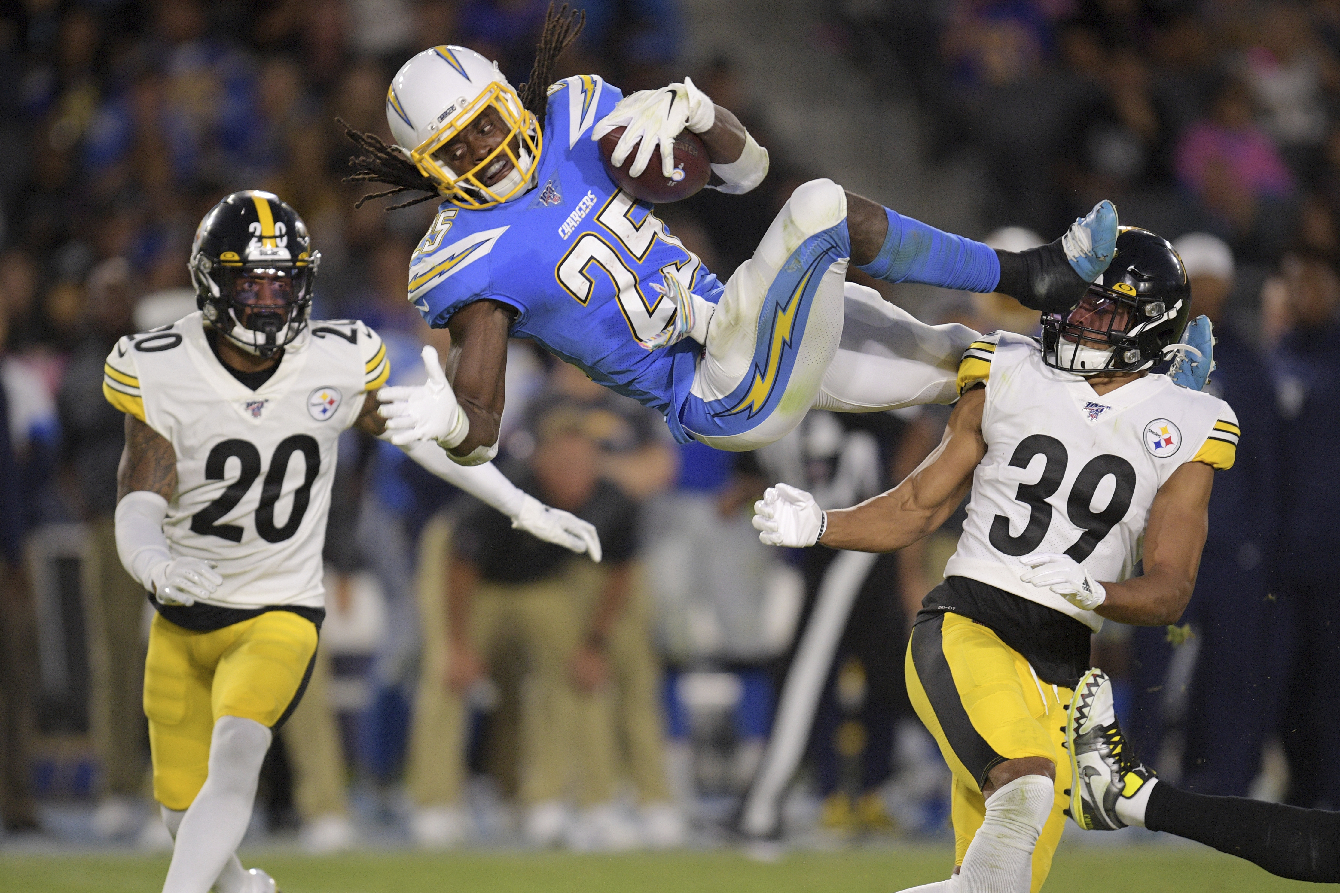 Chargers ineffective run game a problem in loss to Steelers