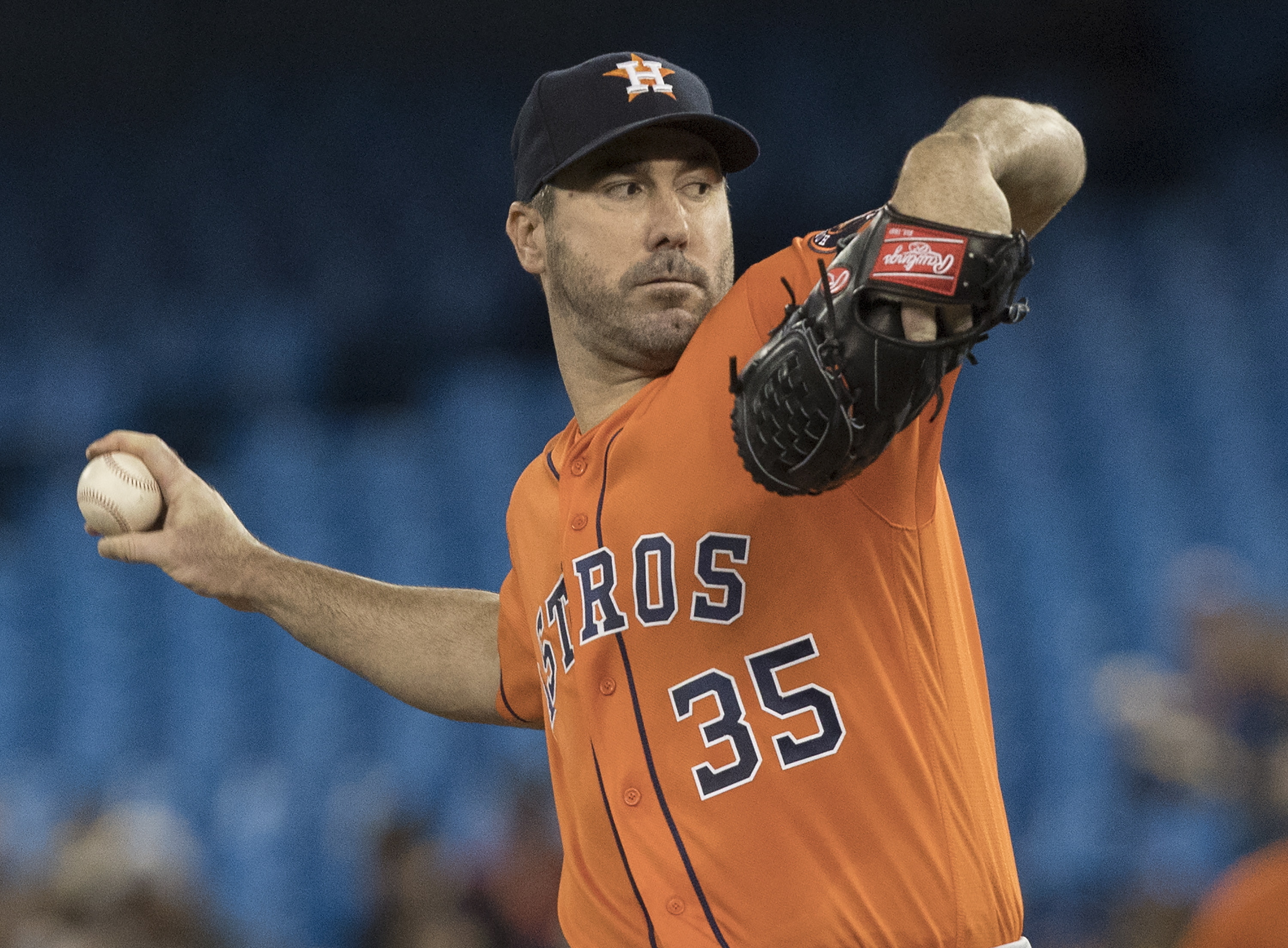 Verlander pitches 3rd career no-hitter, Astros beat Jays 2-0