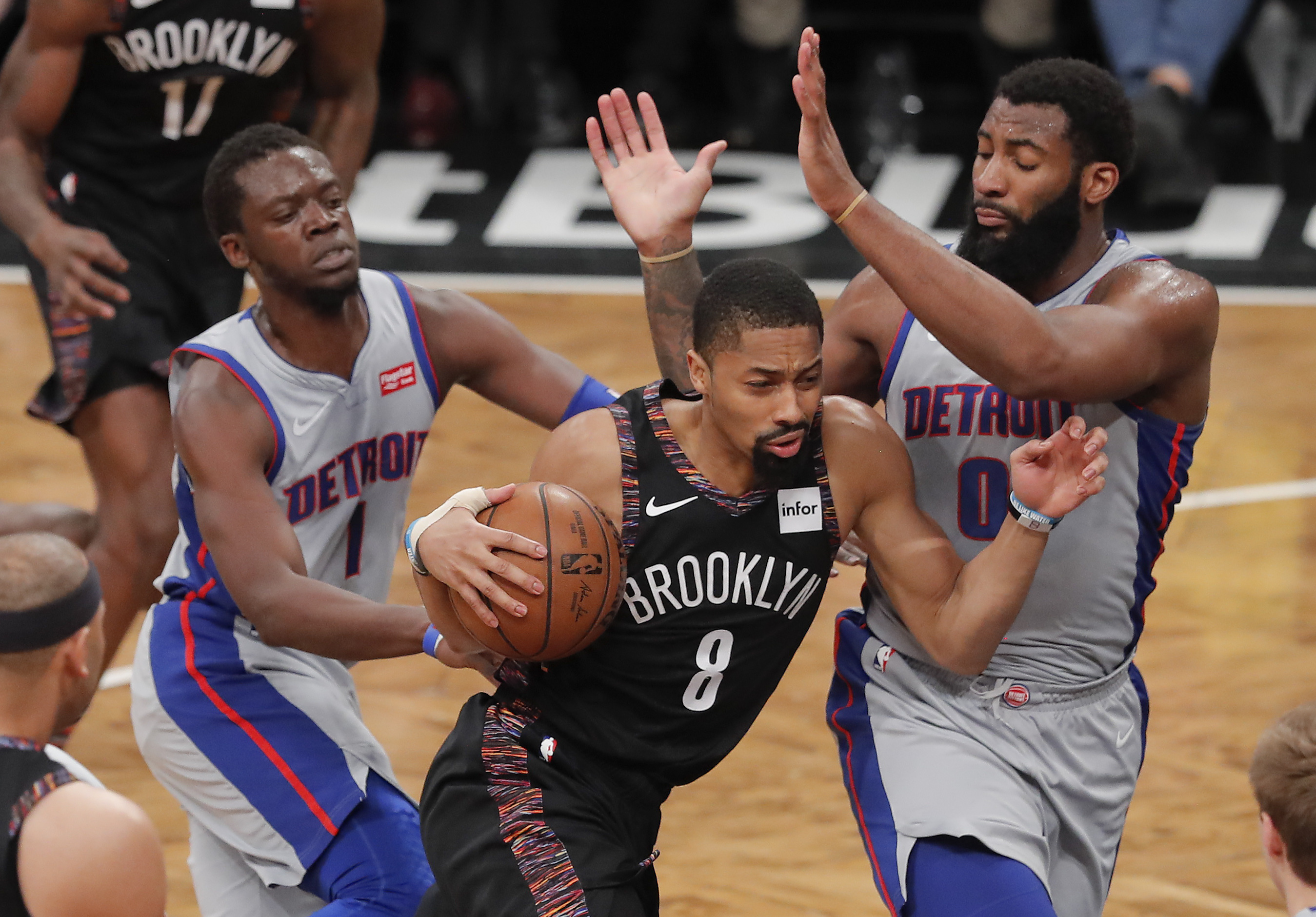 Nets rout Pistons 103-75 to move into No. 6 spot in East