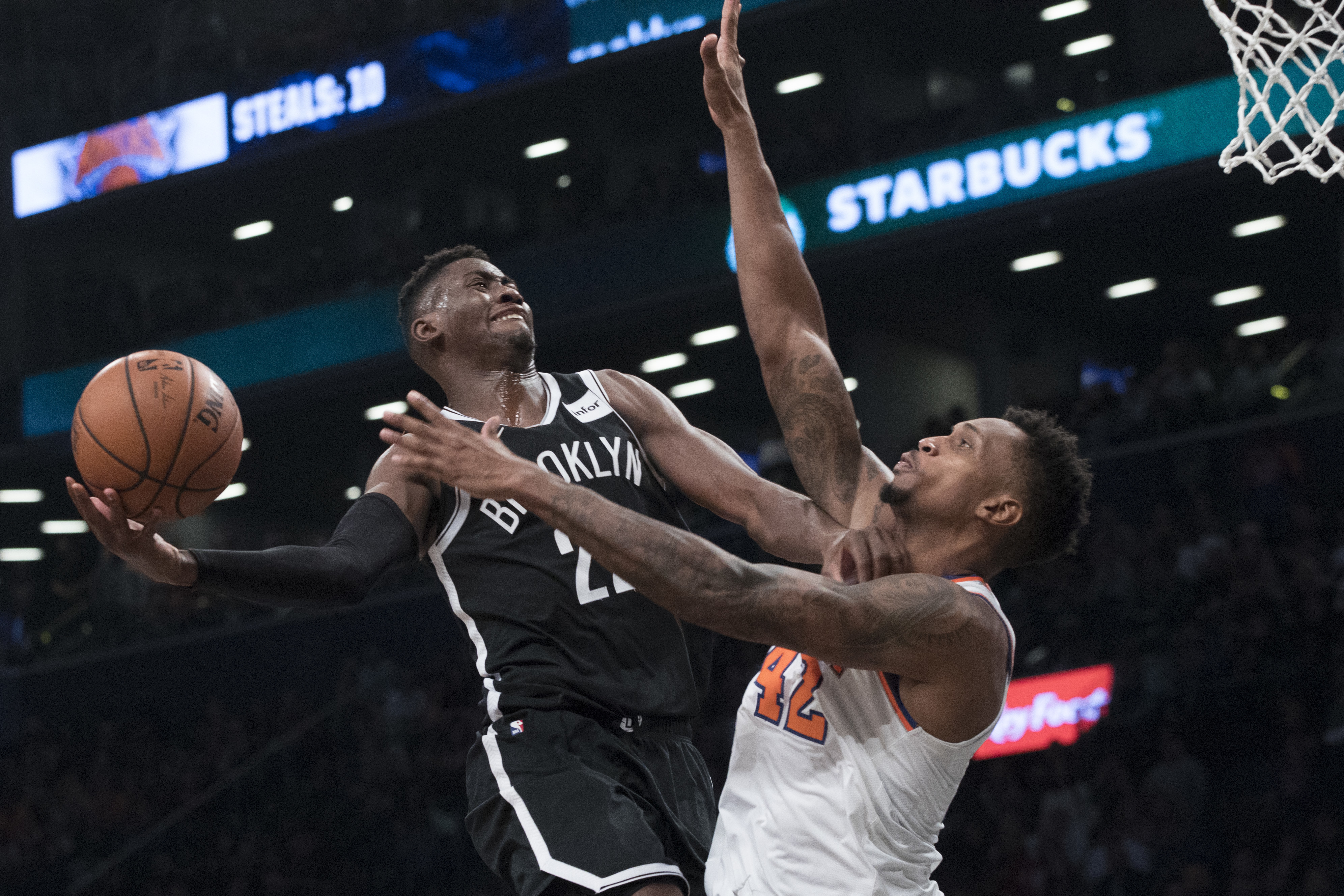 Caris LeVert lifts Nets past Knicks, 107-105