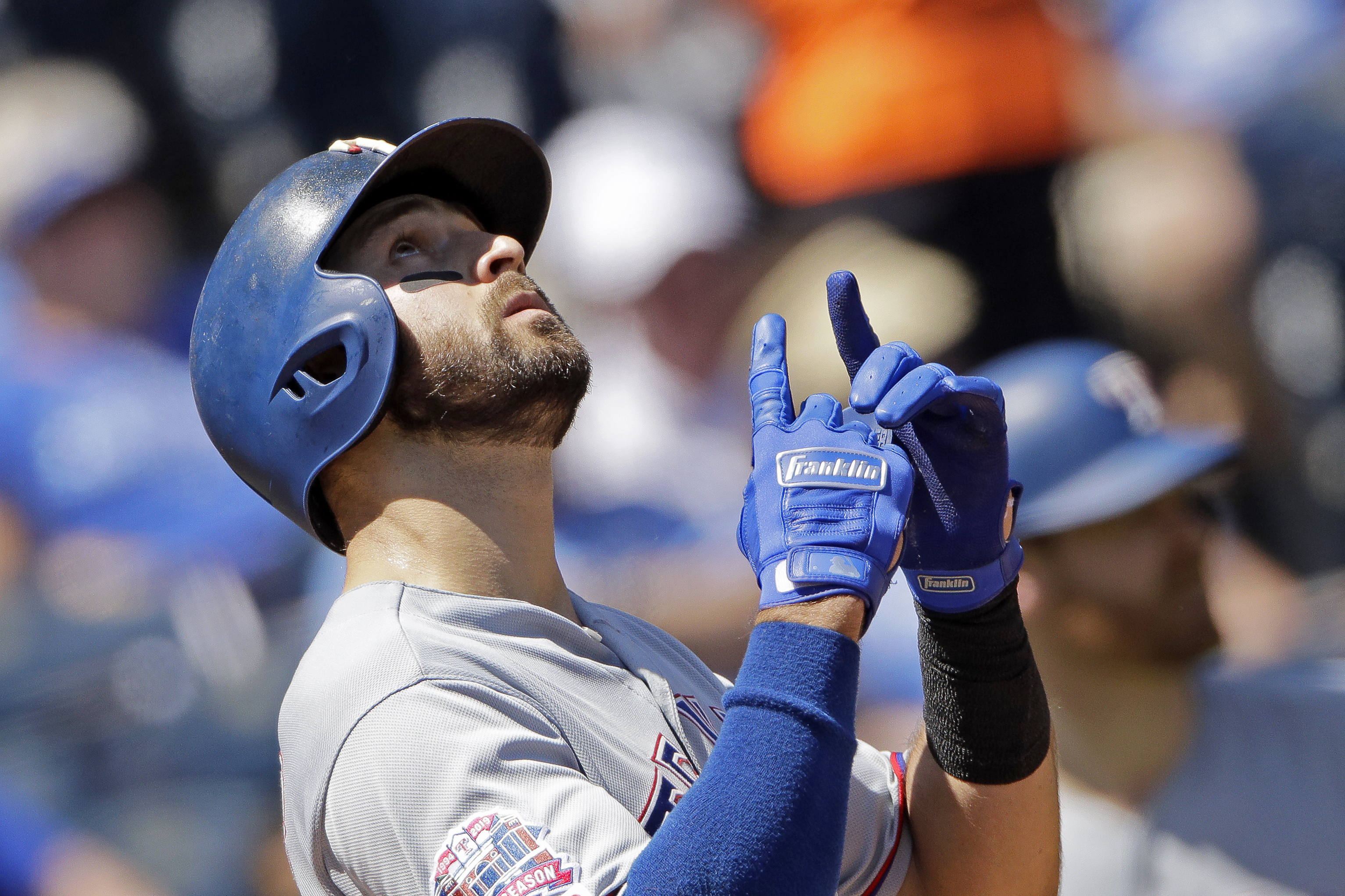 Rangers belt 5 home runs in 16-1 rout of Royals