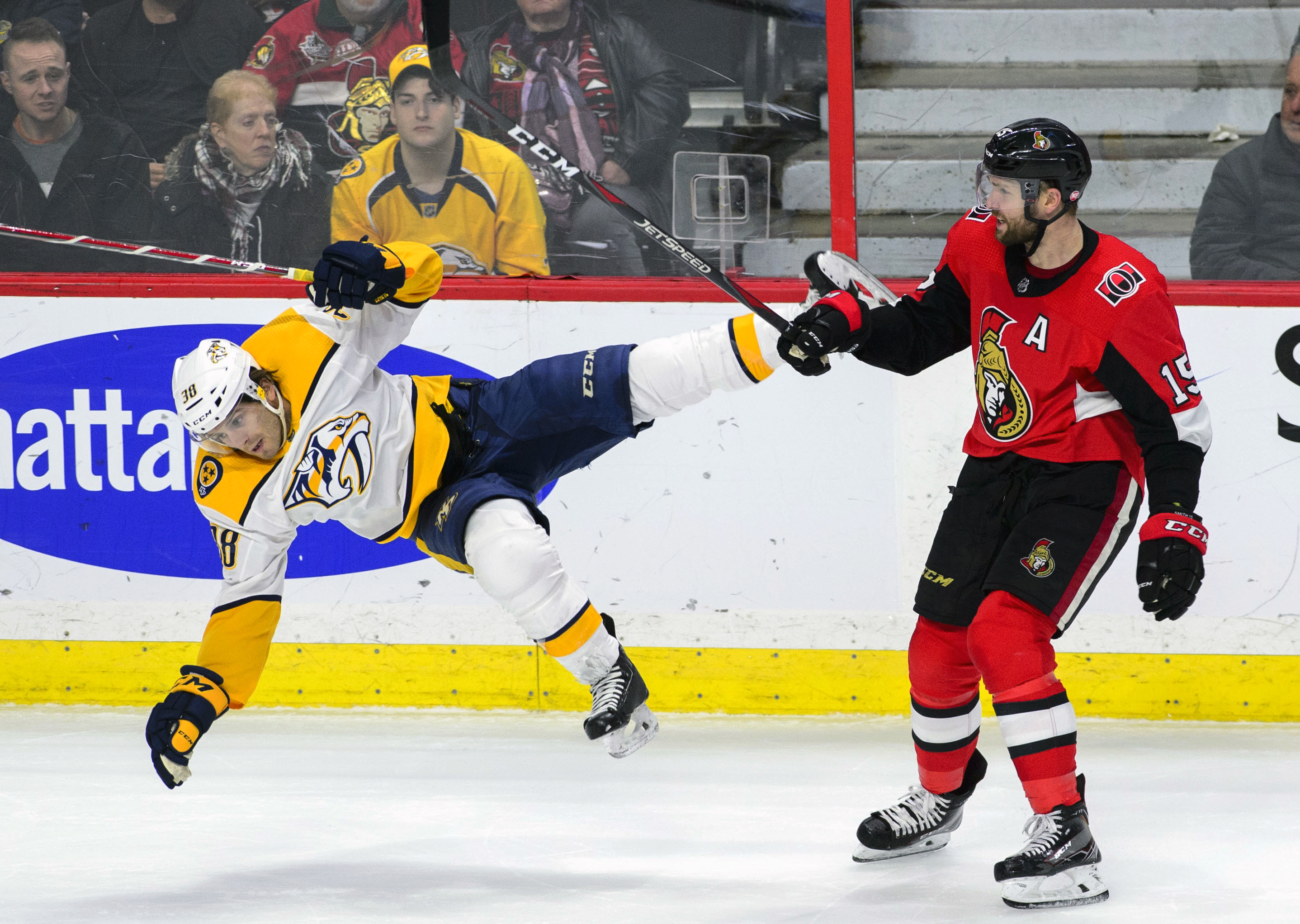 Chabot scores in OT, Senators recover to beat Predators 4-3