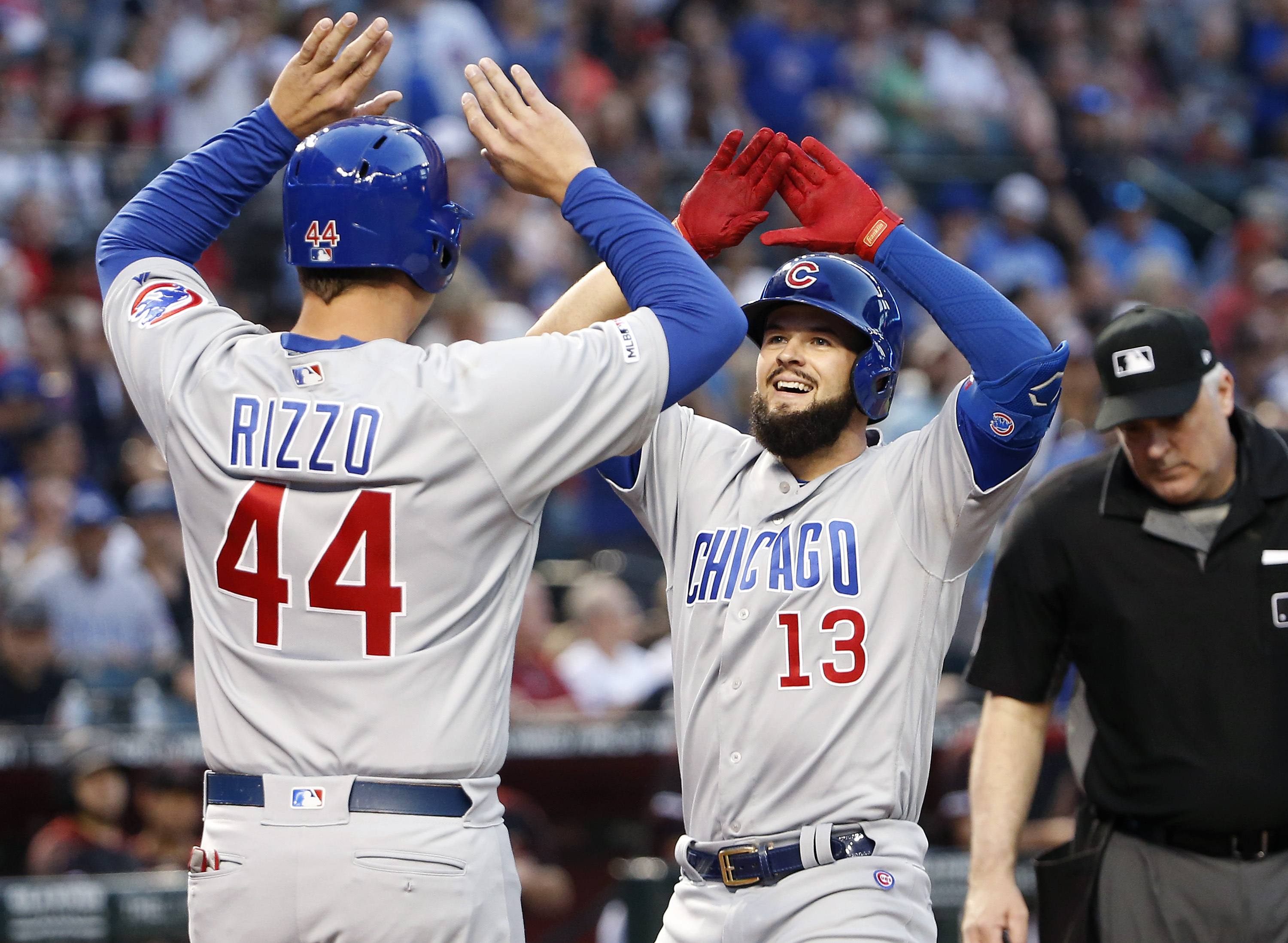 Bote homers twice as Cubs beat Diamondbacks 9-1