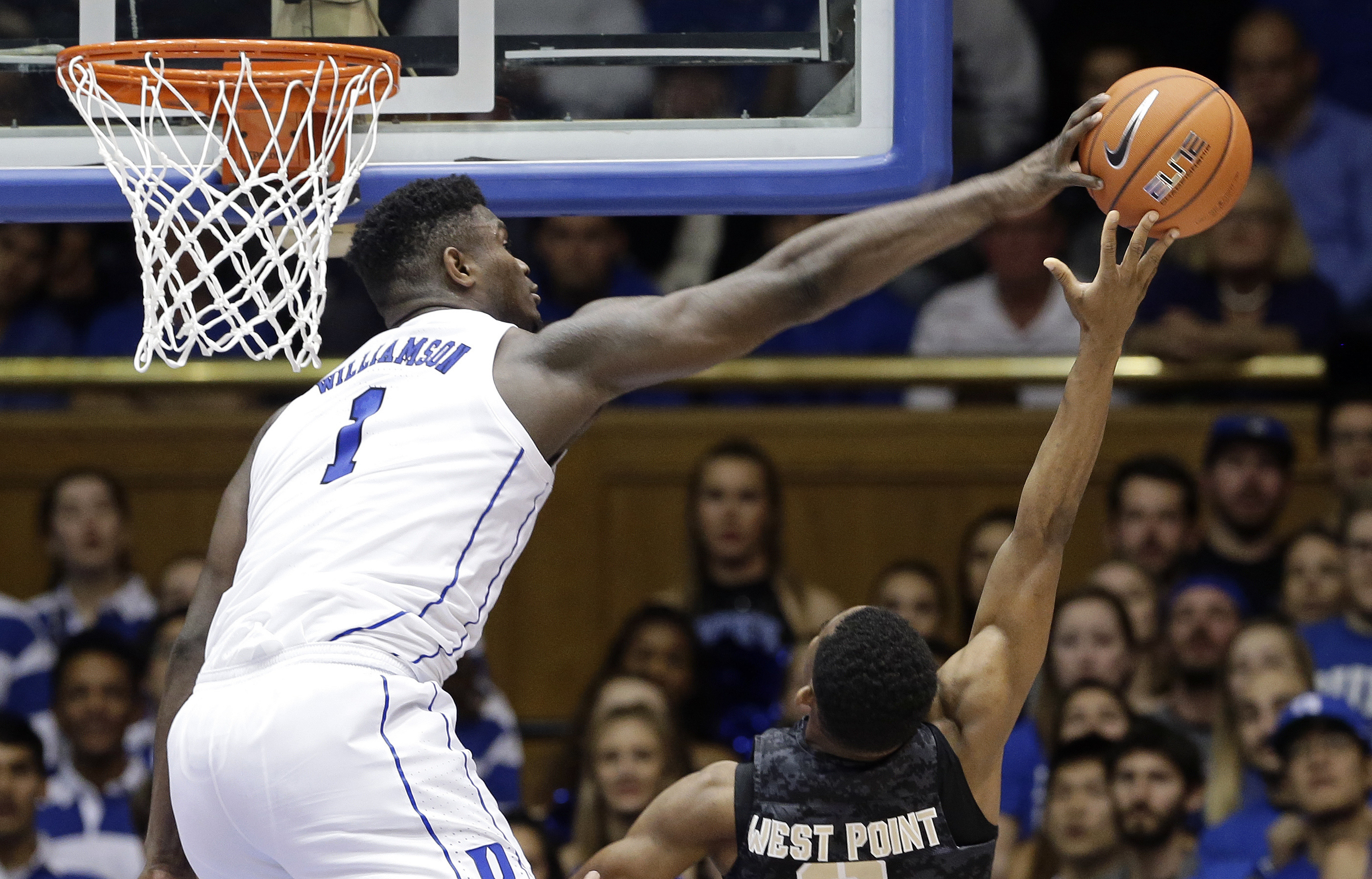 No. 4 Duke pulls away from Army
