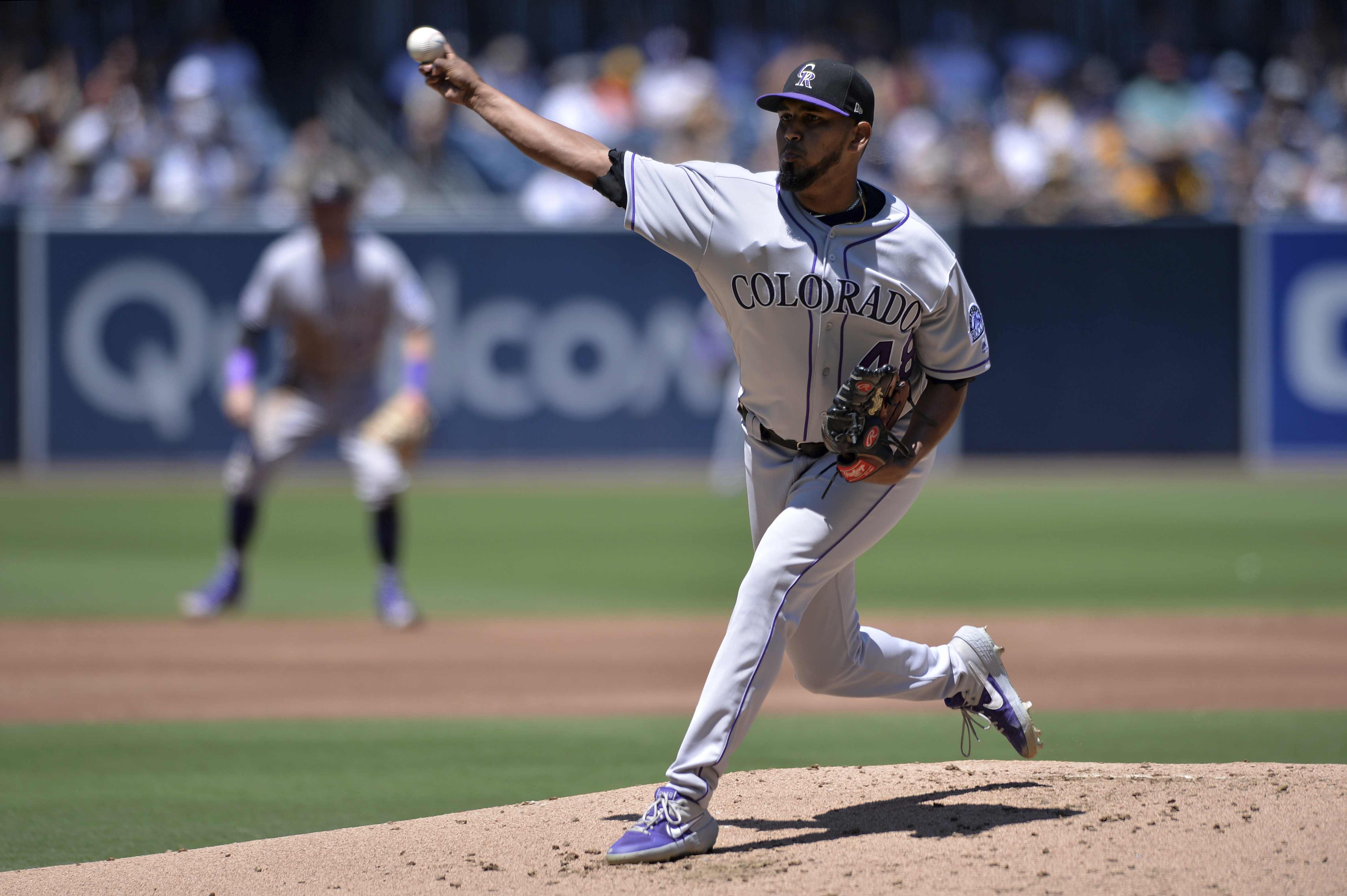 Rockies beat Padres 8-3 to end skid behind Márquez, Alonso