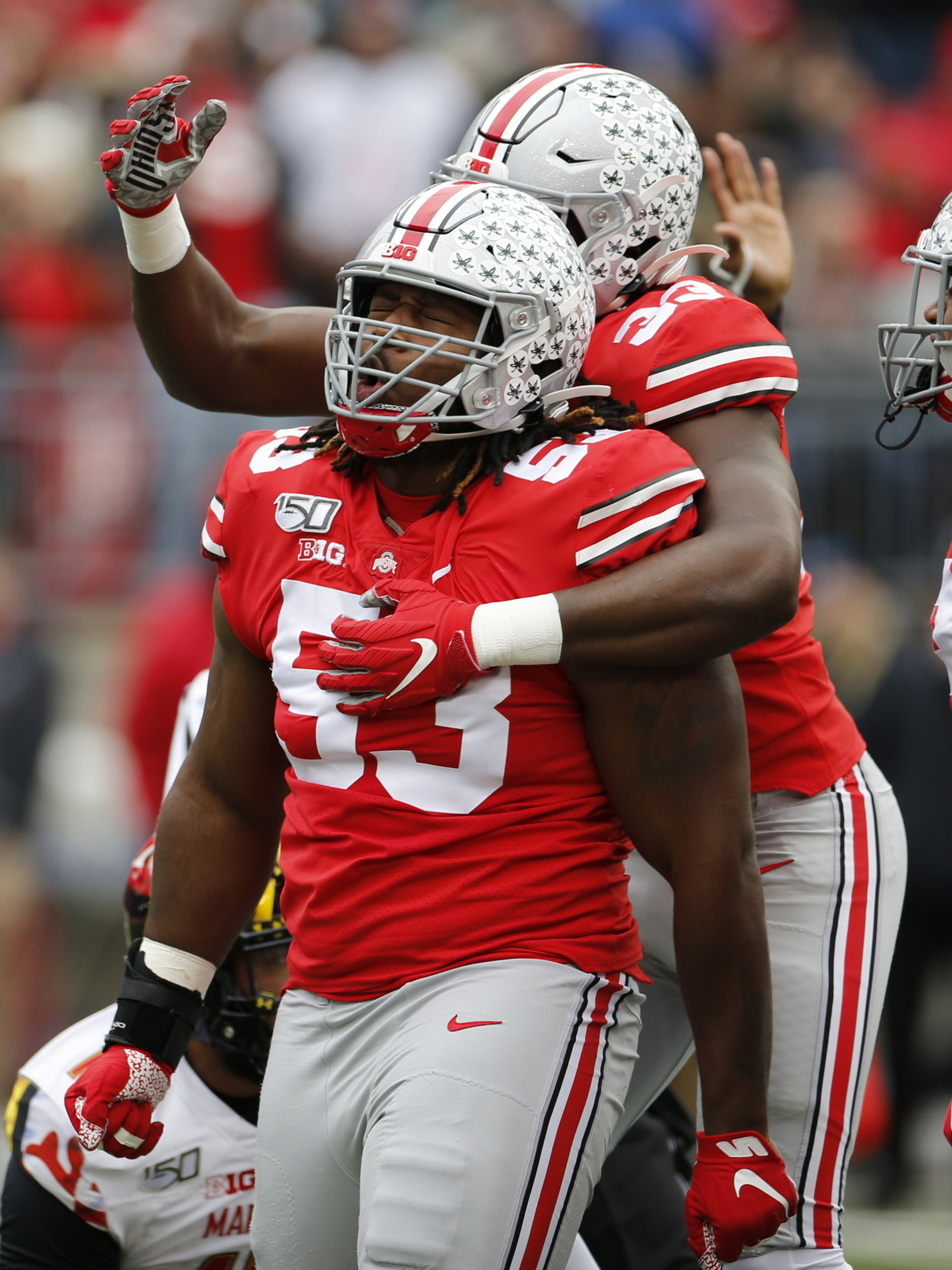 Fields, No. 3 Ohio State overwhelm Maryland 73-14