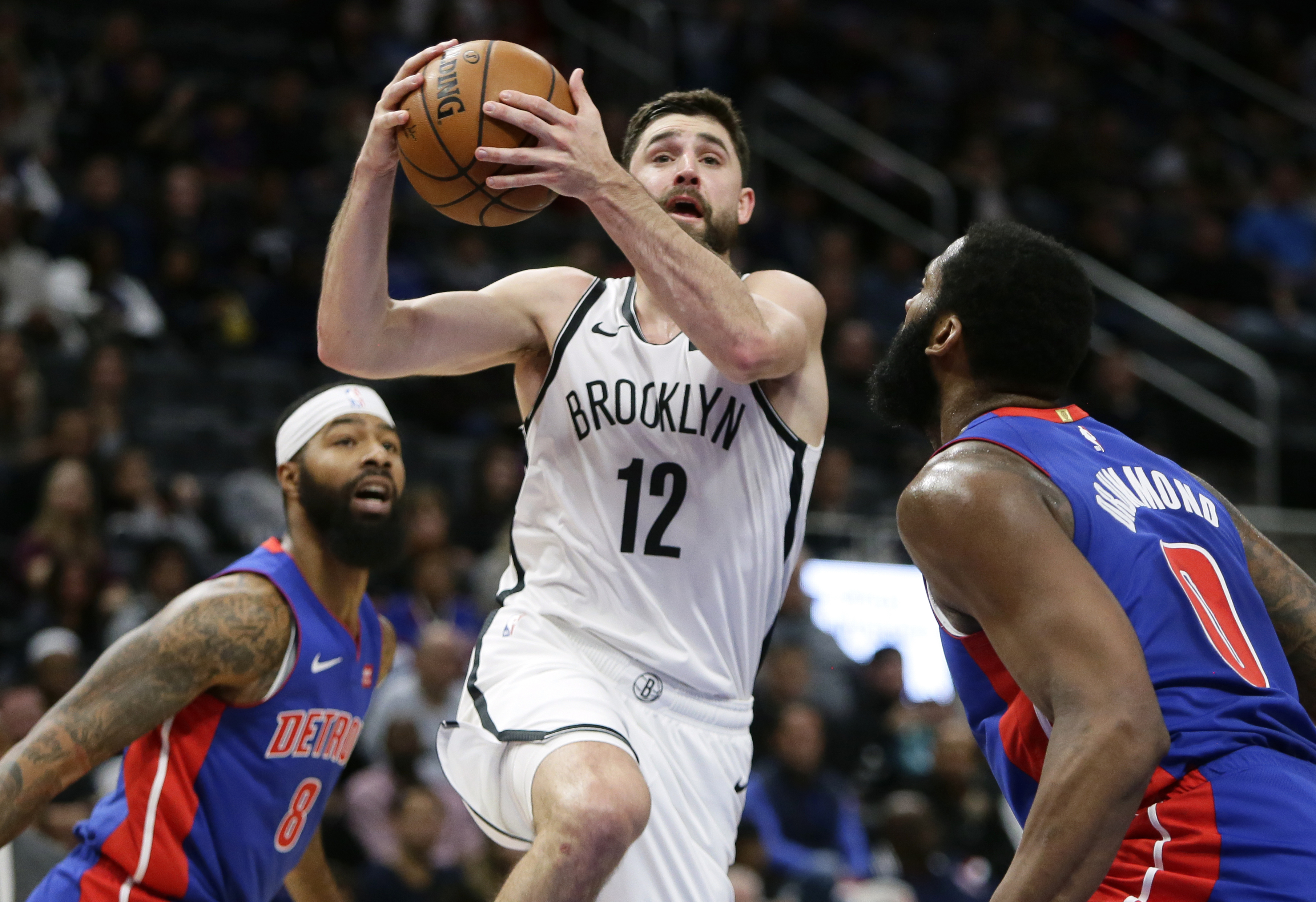Drummond, Brown lead Pistons over Nets, 113-109