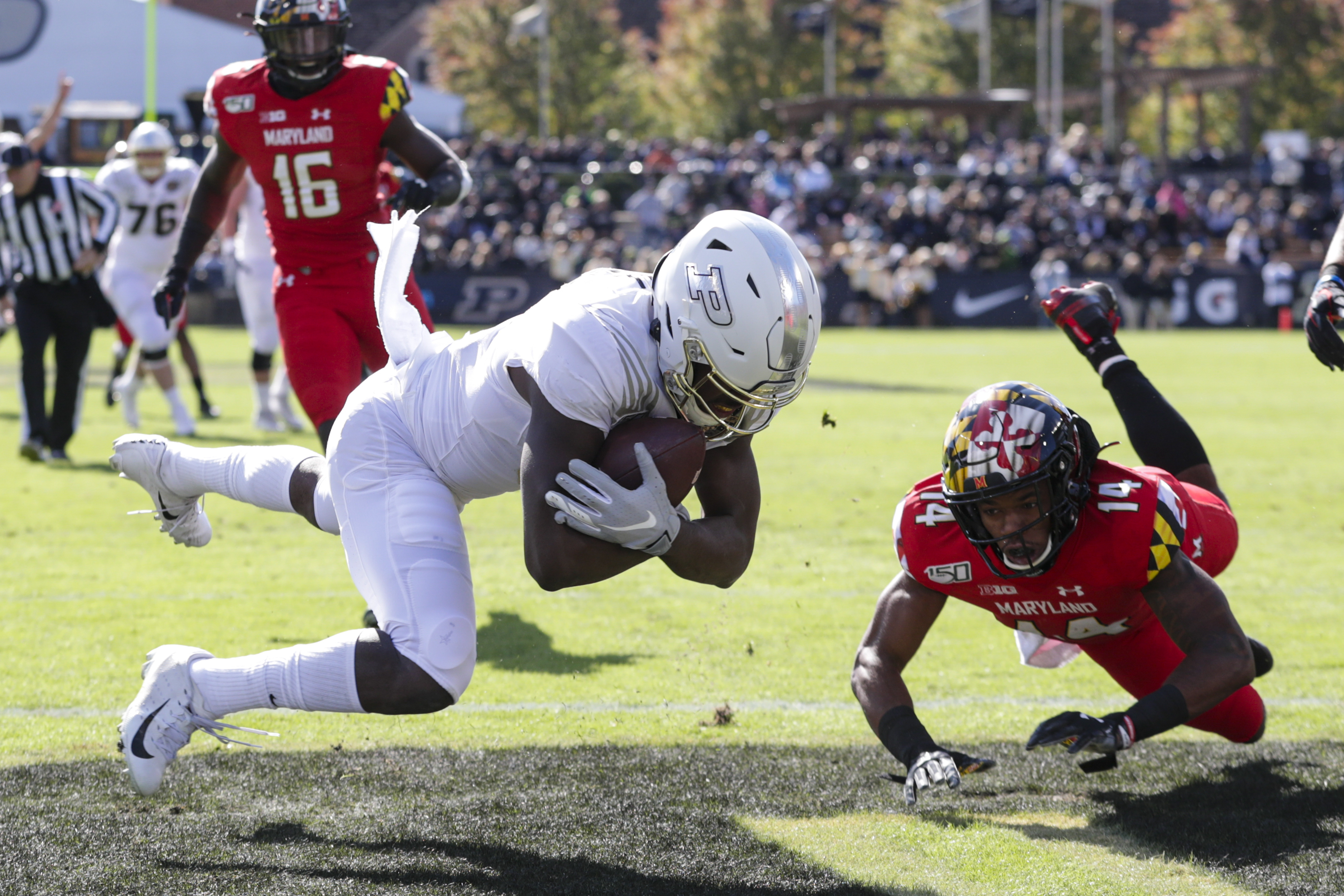 Purdue changes work perfectly in 40-14 victory over Maryland